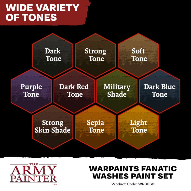 Warpaints Fanatic: Washes Paint Set