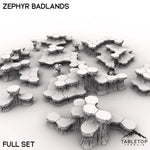 HEXTECH Zephyr Badlands Map Hill Set