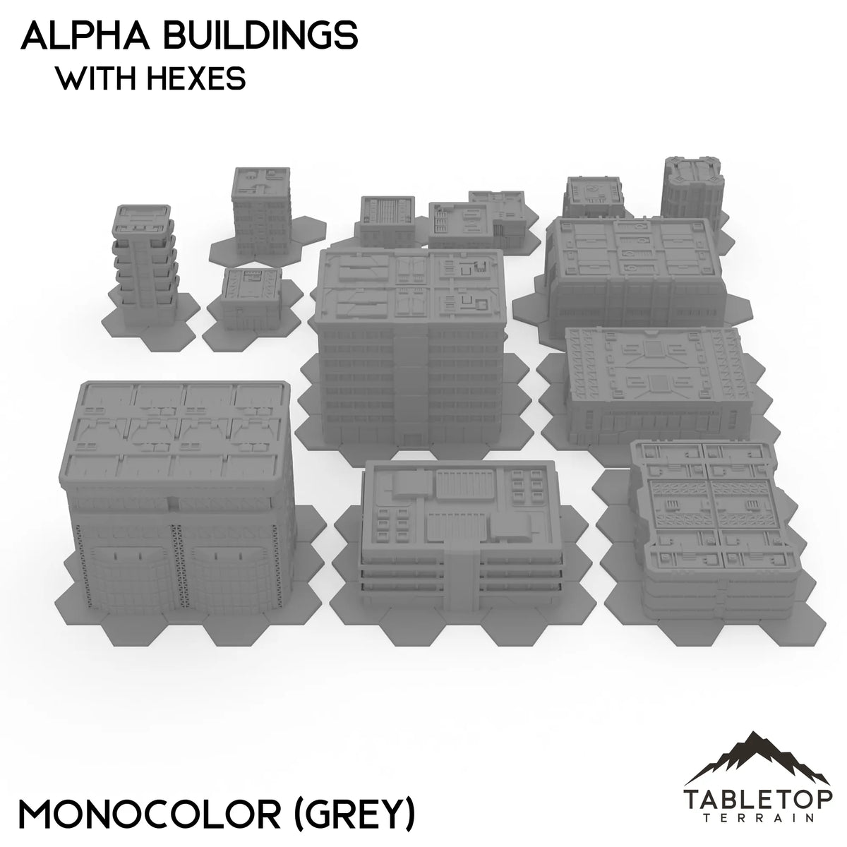 Mecha City Alpha Buildings