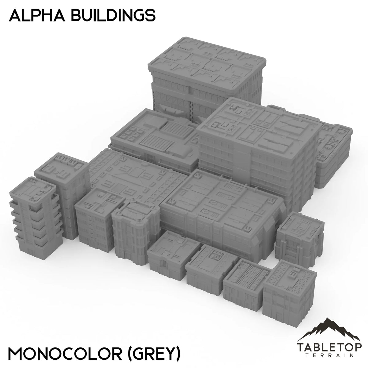 Mecha City Alpha Buildings