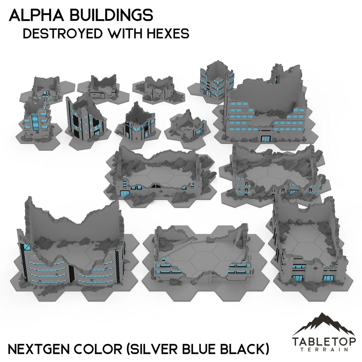Mecha City Alpha Buildings