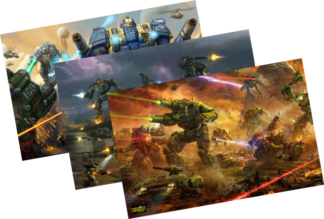 BattleTech: Supersize Poster Set (3) – Aries Games & Miniatures