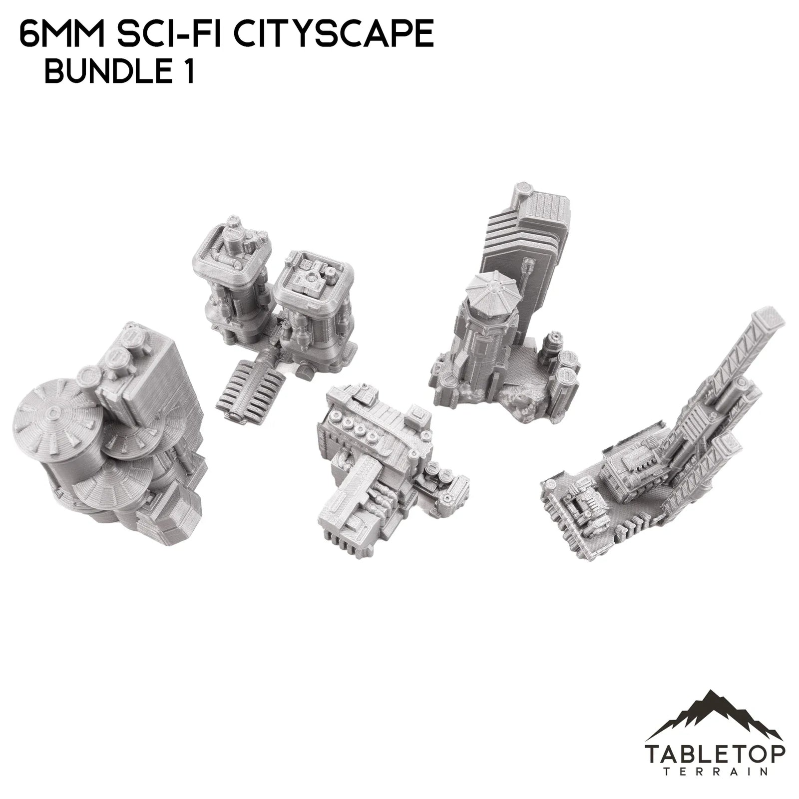 6mm Sci-Fi Cityscape Bundle 1