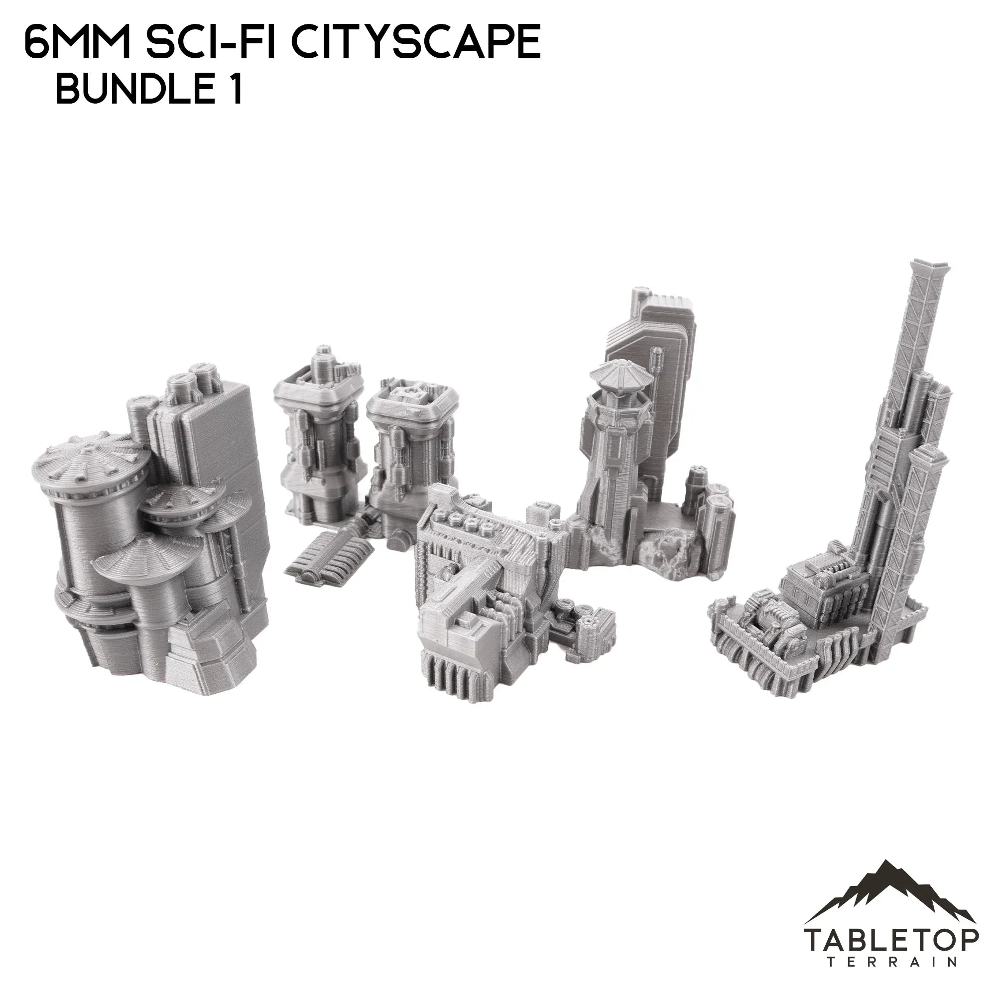 6mm Sci-Fi Cityscape Bundle 1