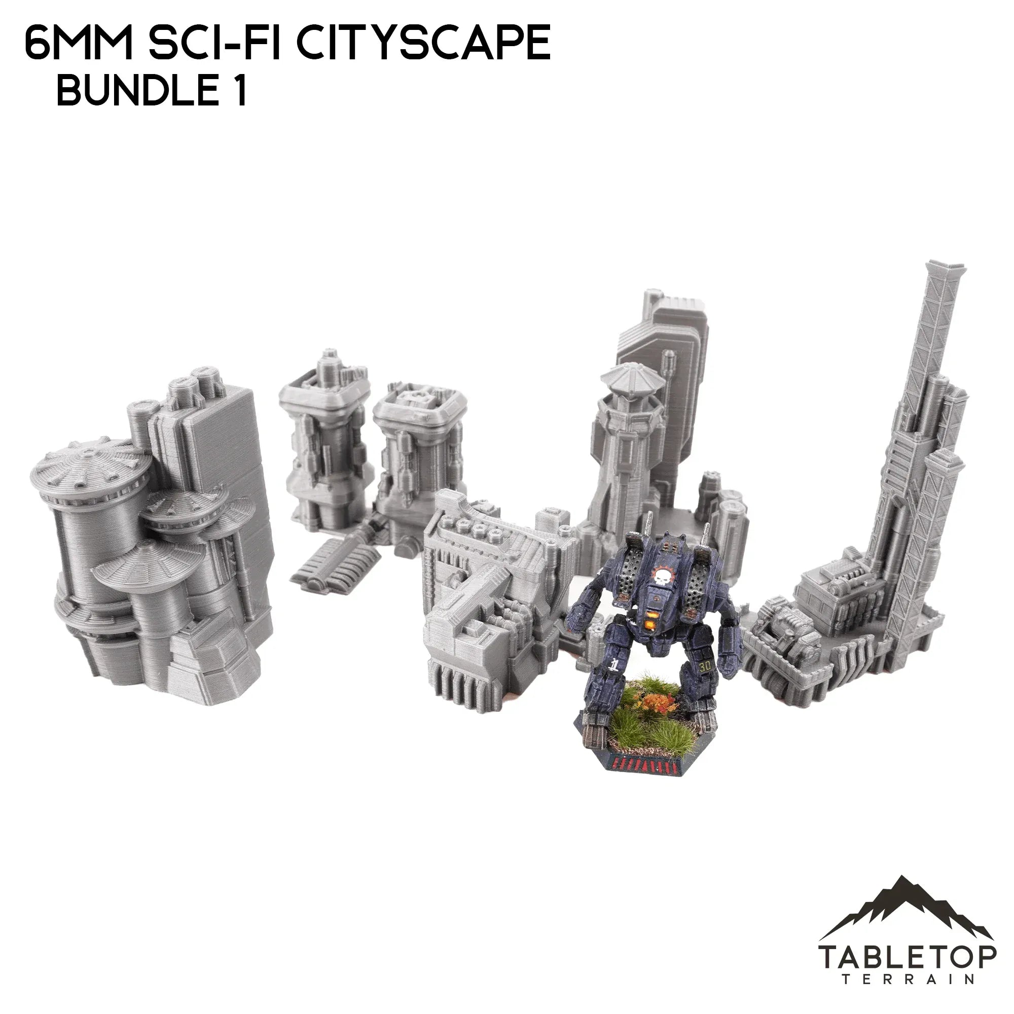 6mm Sci-Fi Cityscape Bundle 1