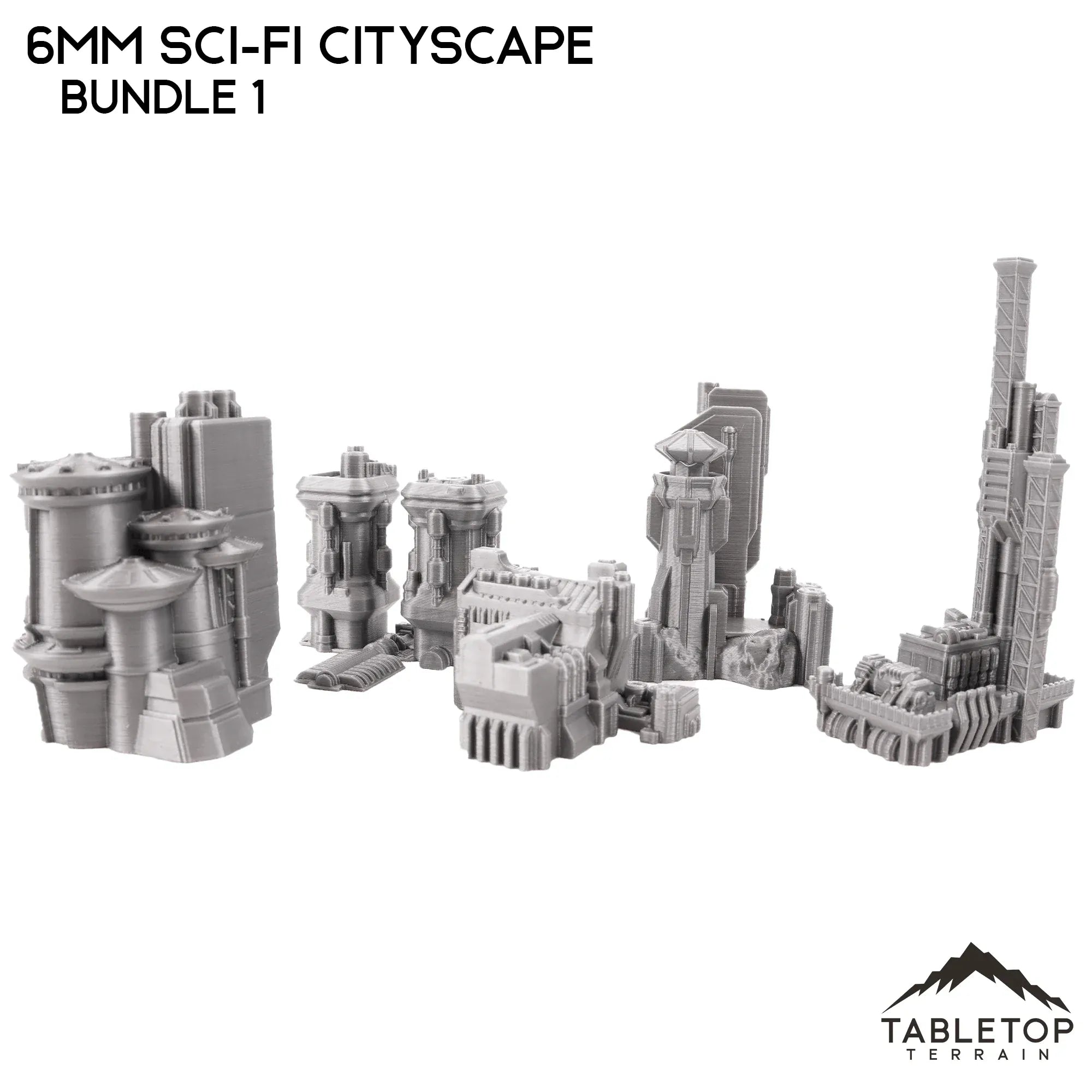 6mm Sci-Fi Cityscape Bundle 1