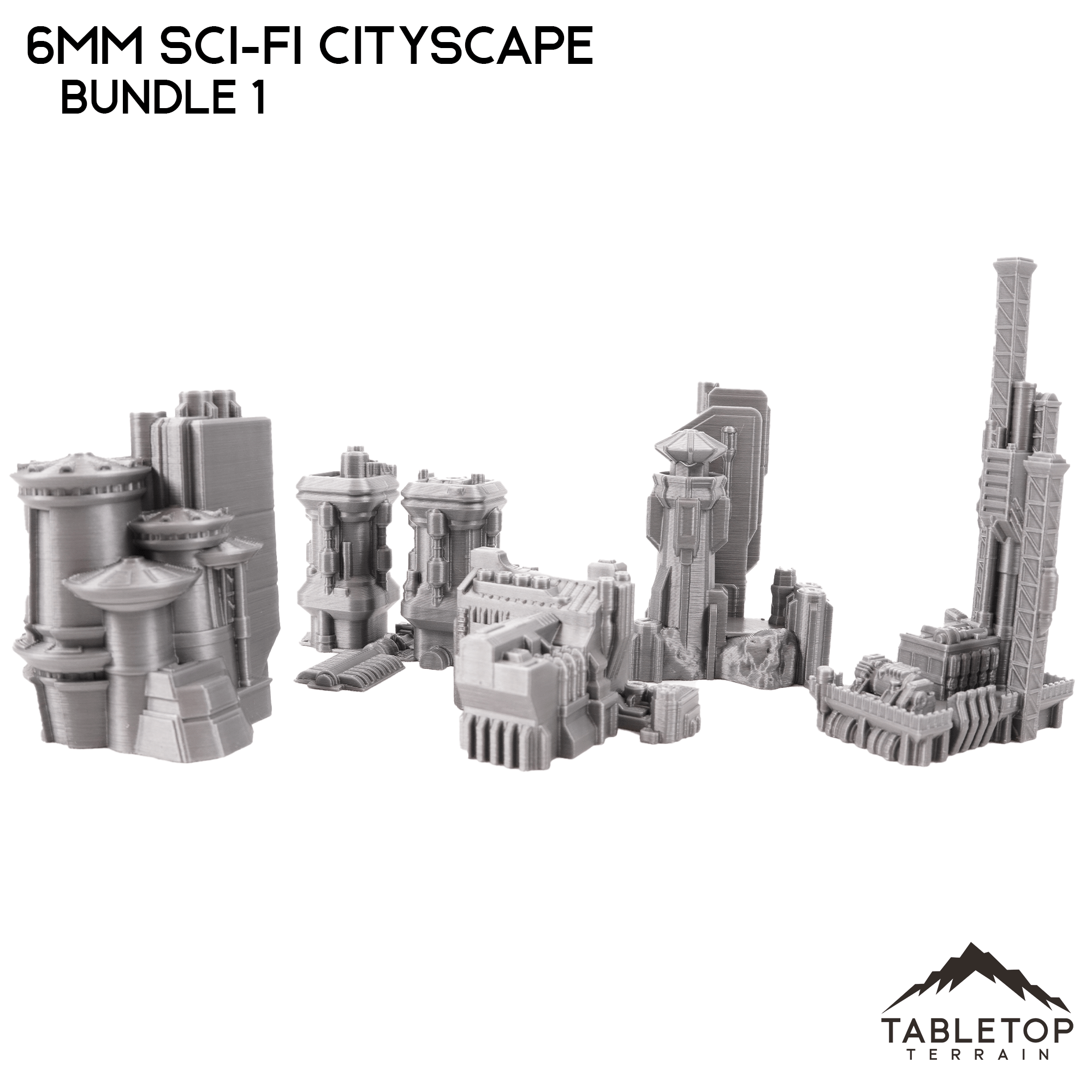 6mm Sci-Fi Cityscape Bundle 1