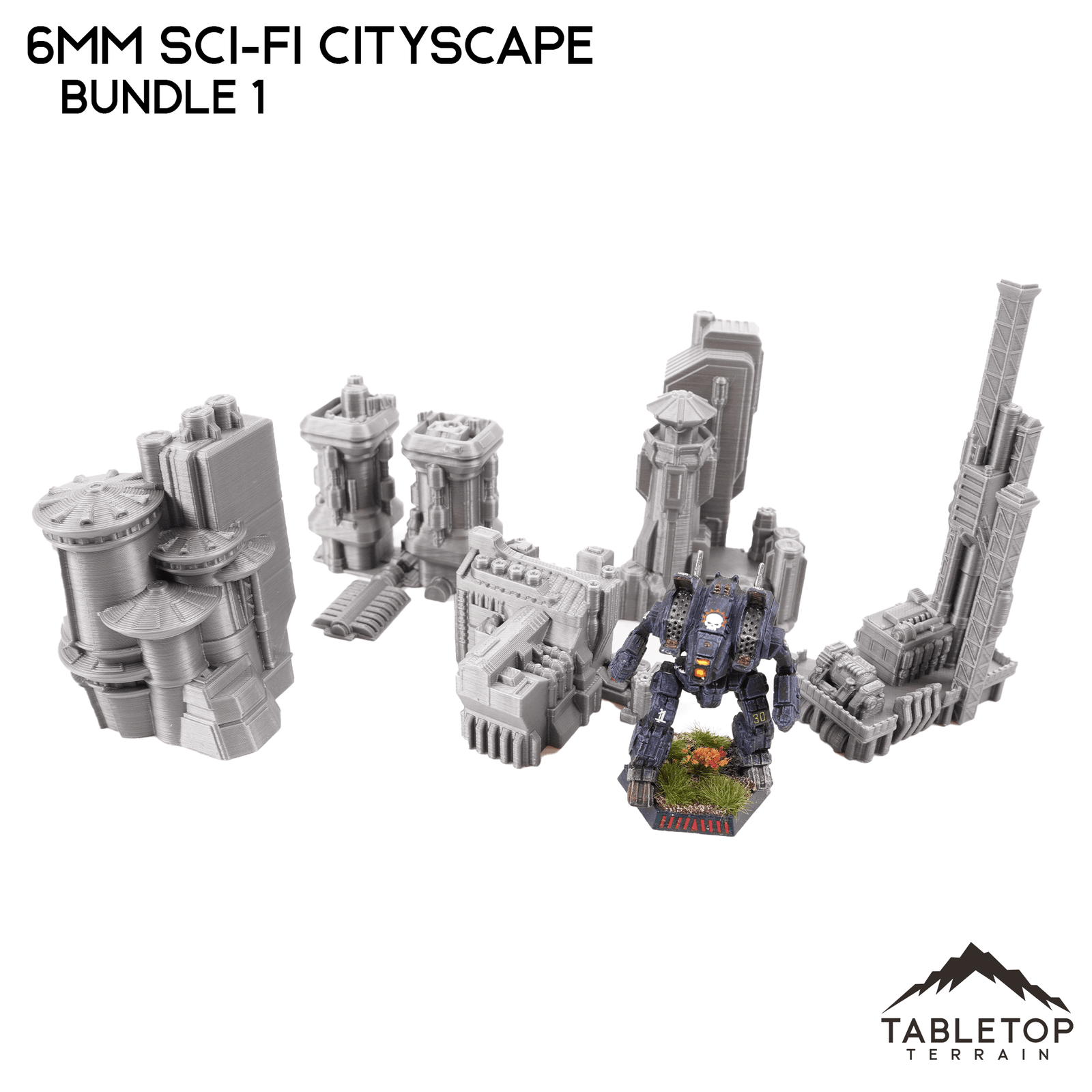 6mm Sci-Fi Cityscape Bundle 1
