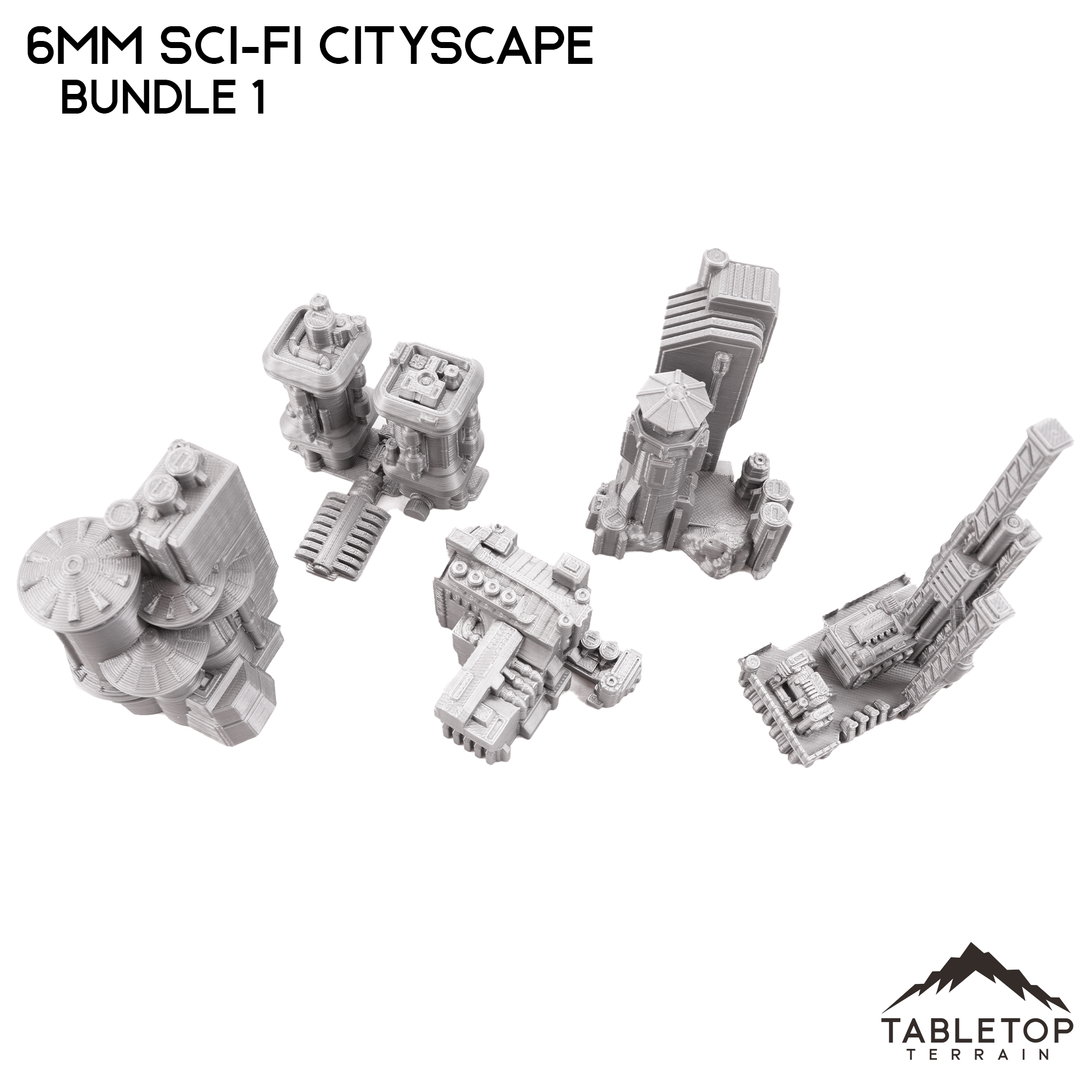 6mm Sci-Fi Cityscape Bundle 1