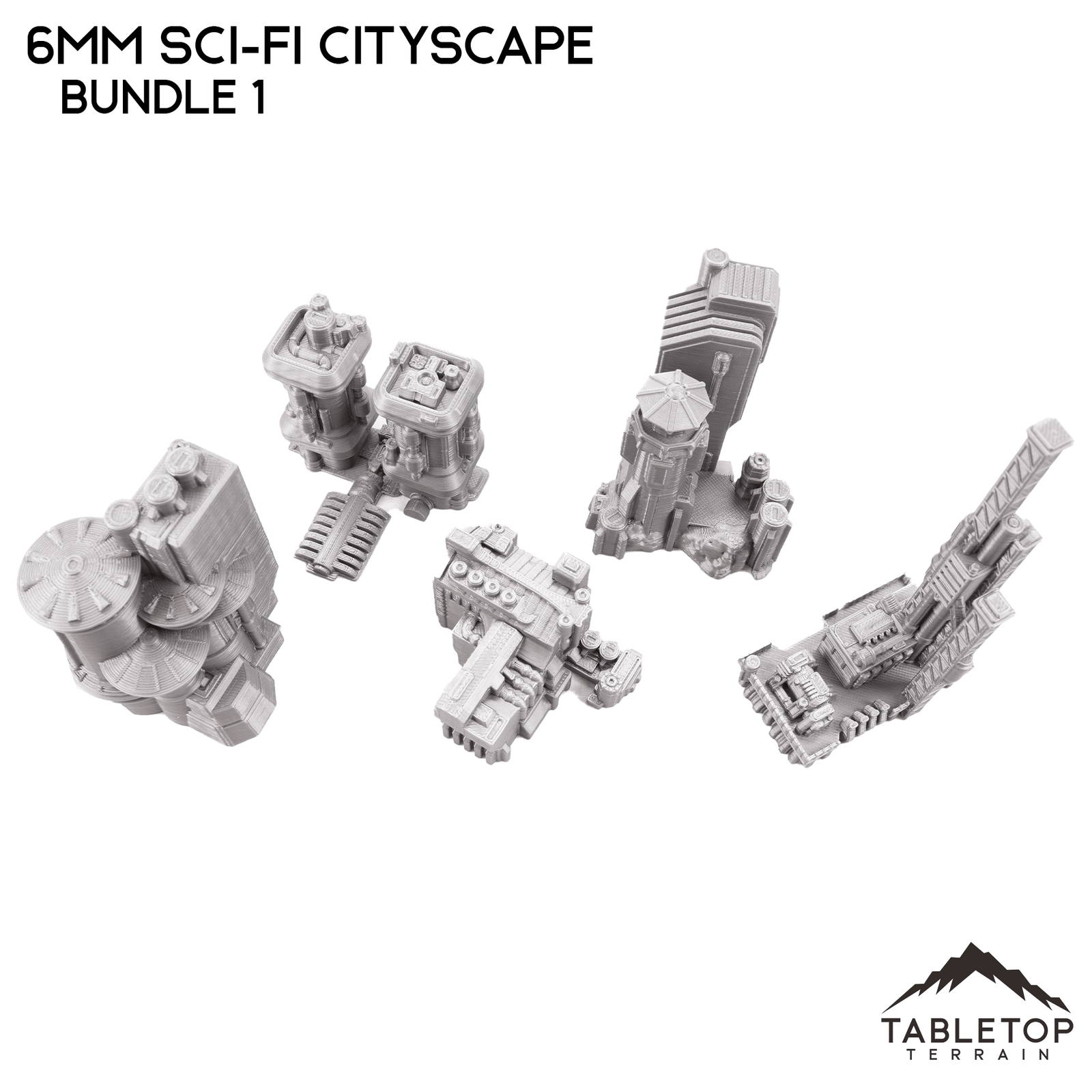 6mm Sci-Fi Cityscape Bundle 1
