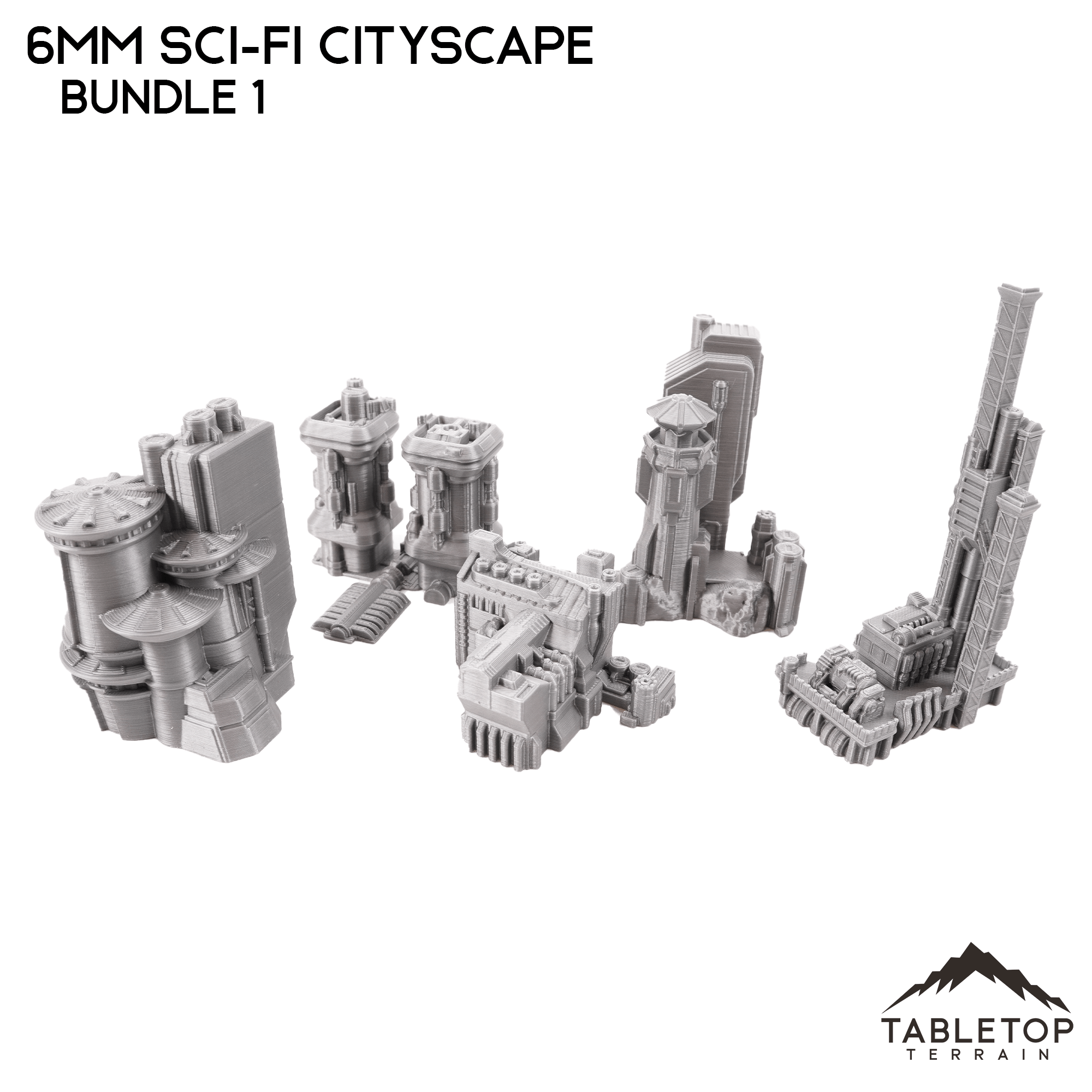 6mm Sci-Fi Cityscape Bundle 1