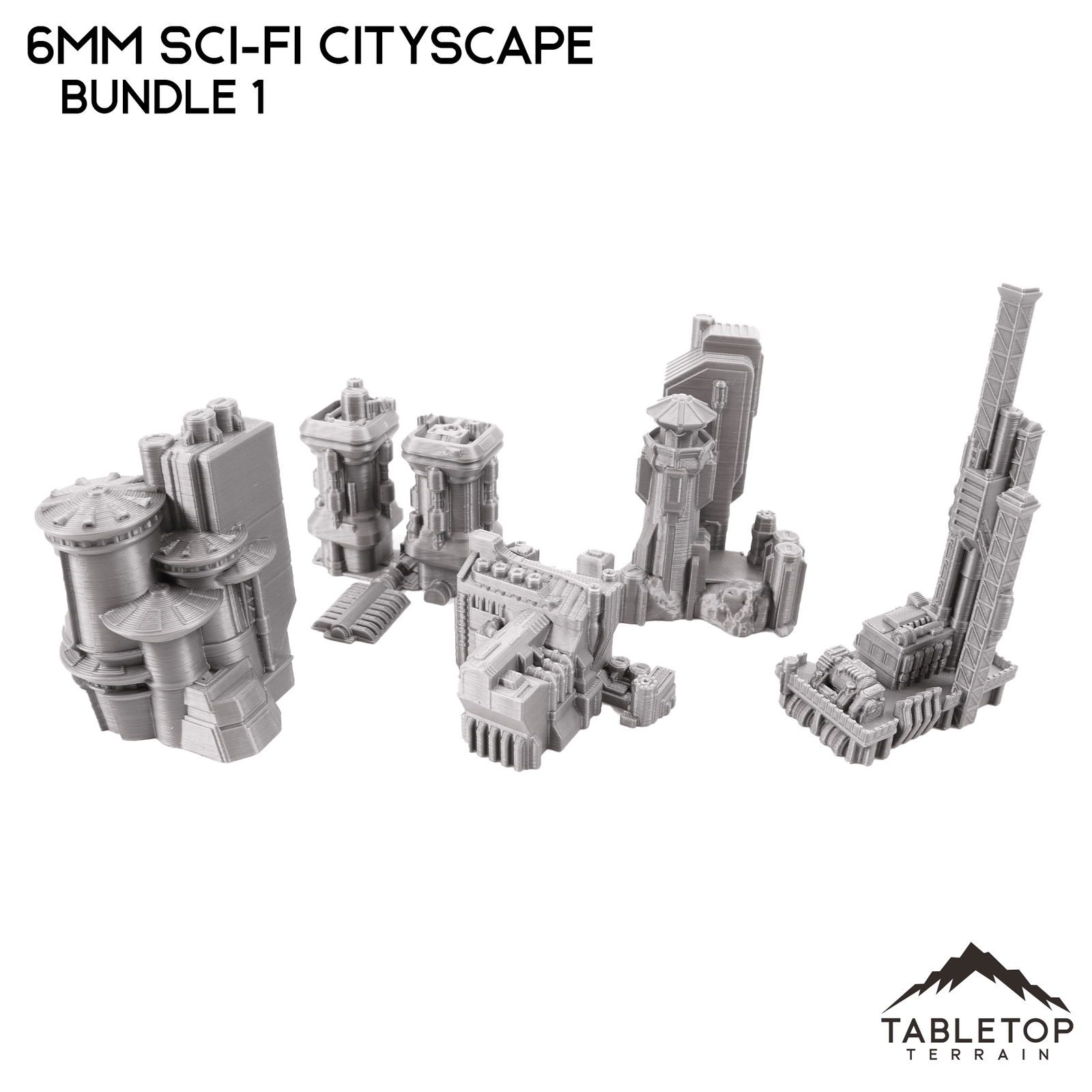 6mm Sci-Fi Cityscape Bundle 1