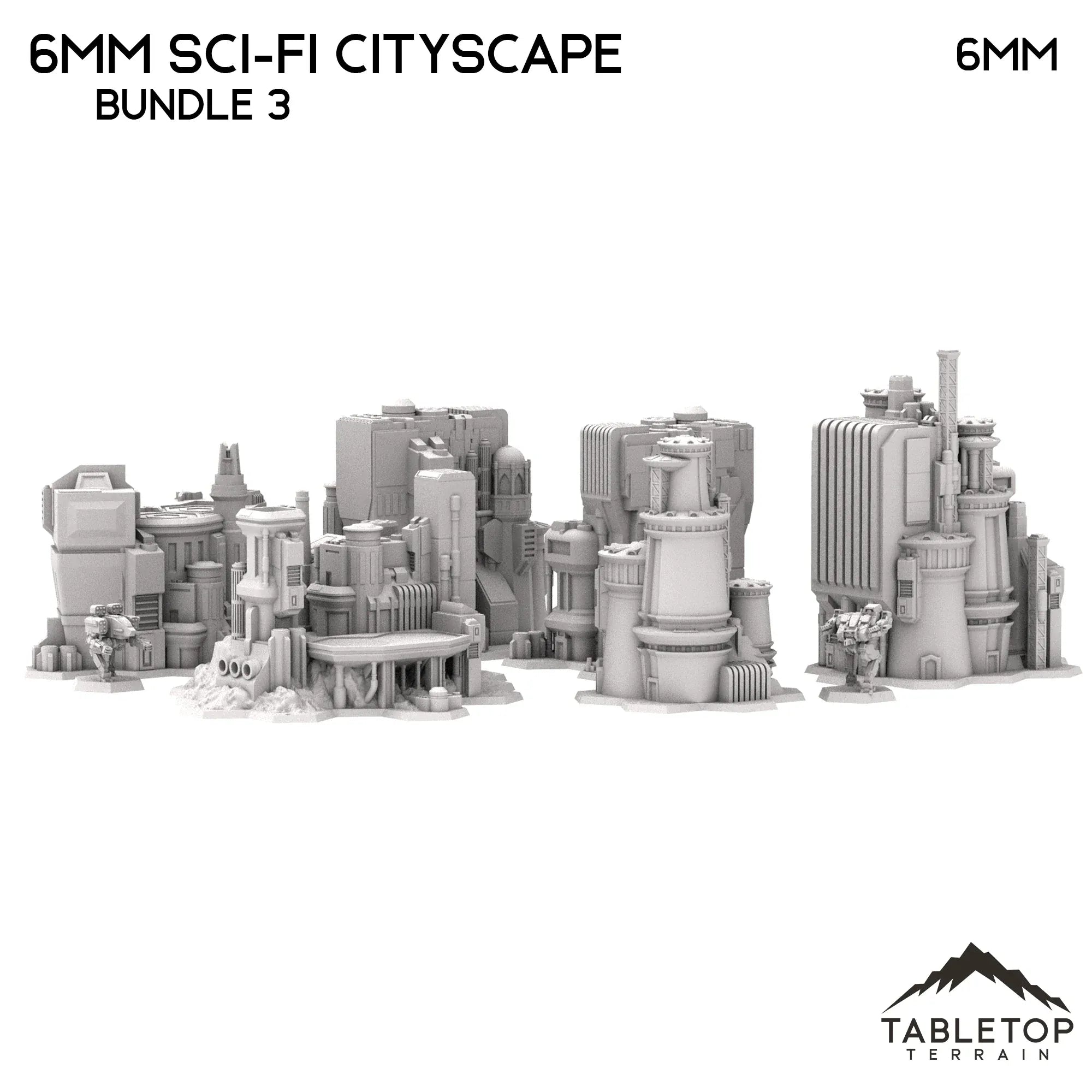 6mm Sci-Fi Cityscape Bundle 3