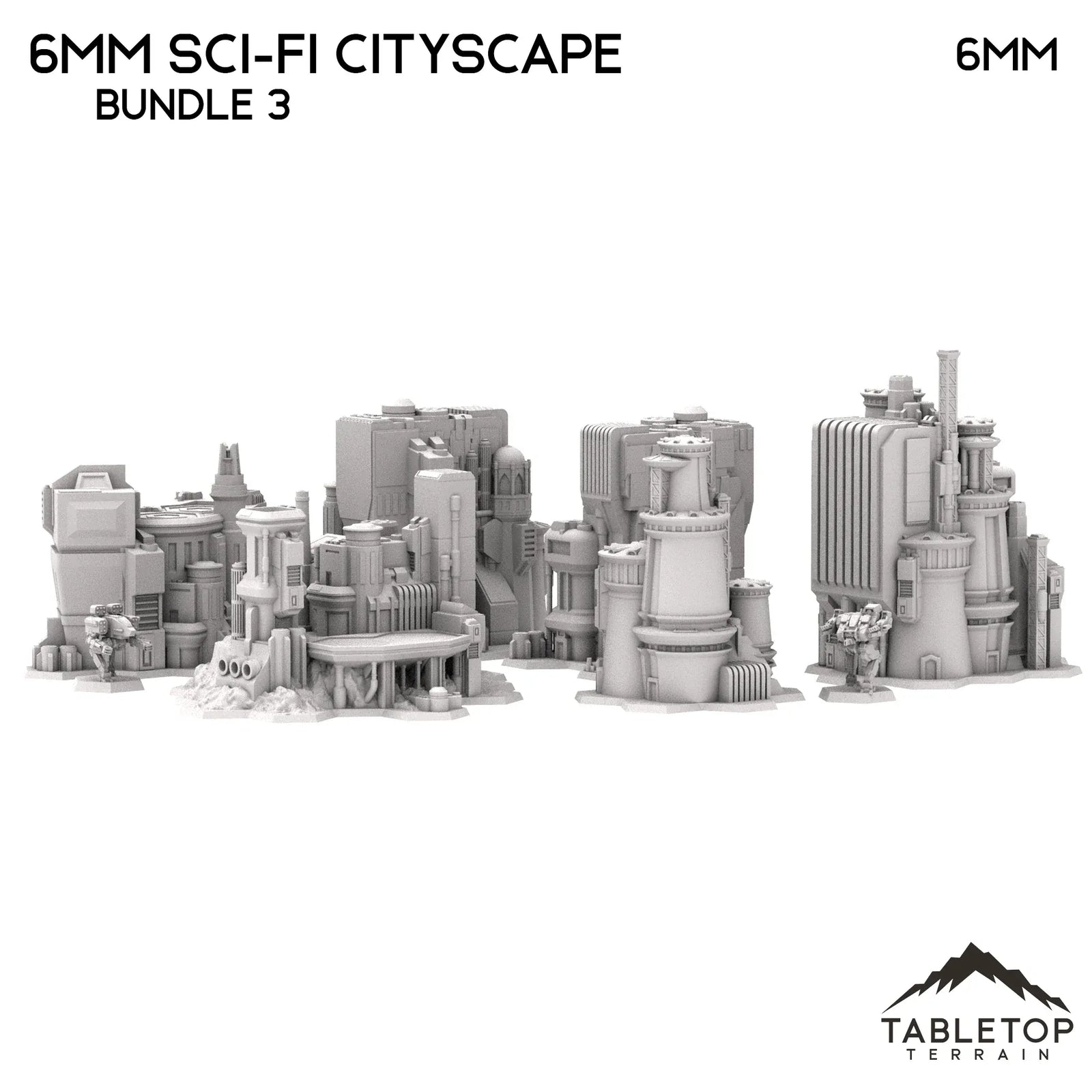 6mm Sci-Fi Cityscape Bundle 3