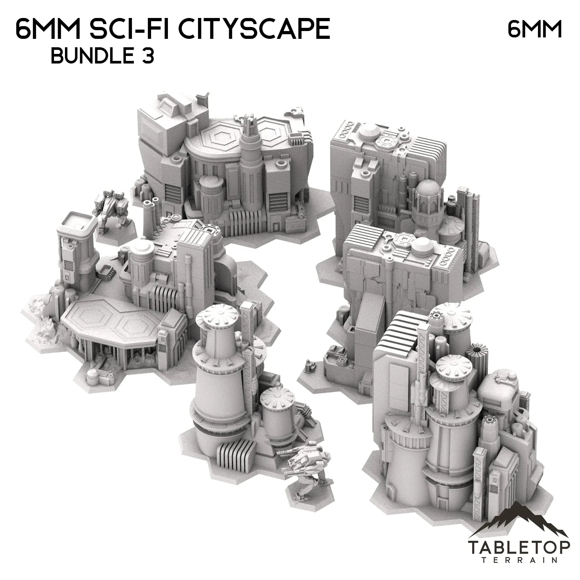 6mm Sci-Fi Cityscape Bundle 3