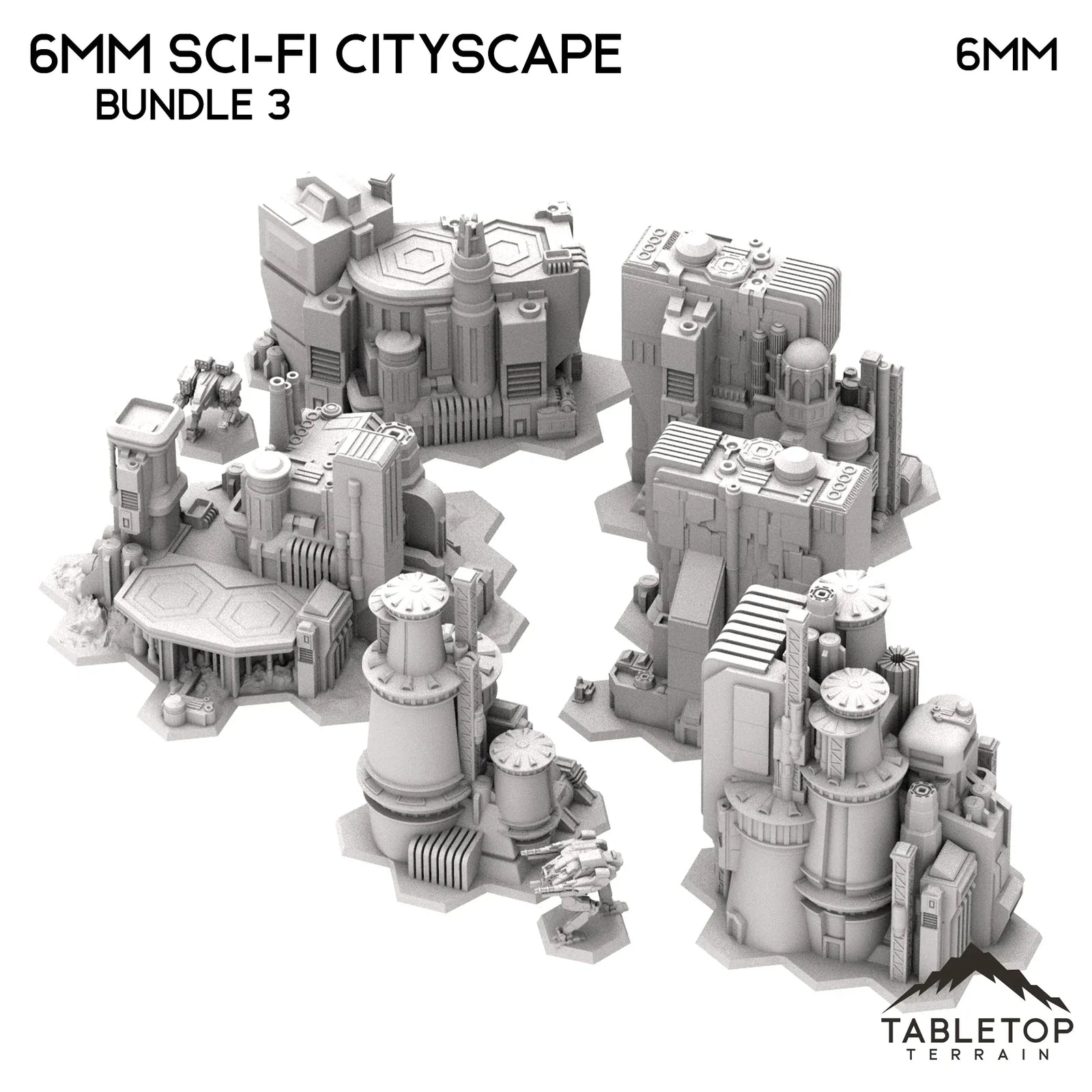 6mm Sci-Fi Cityscape Bundle 3