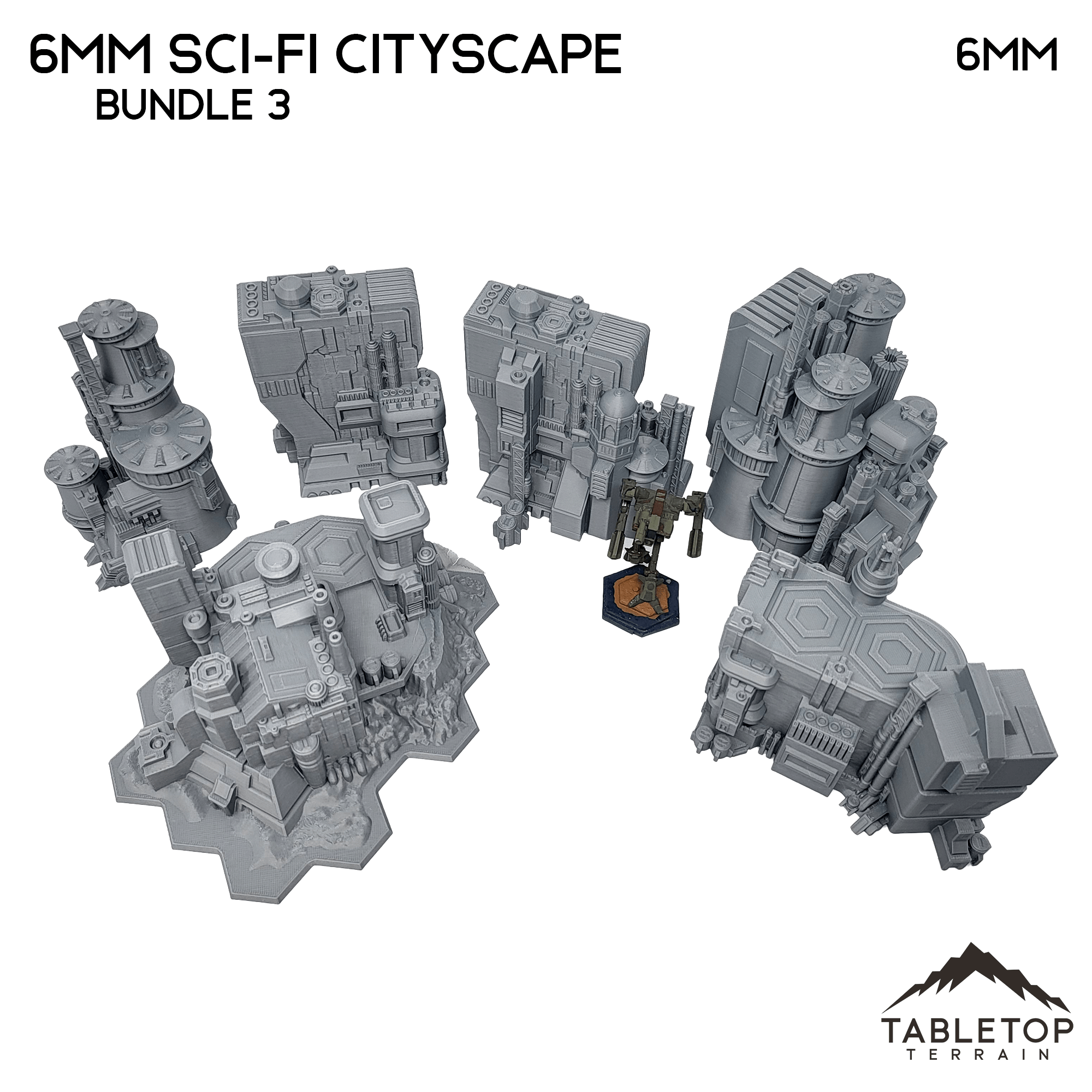 6mm Sci-Fi Cityscape Bundle 3