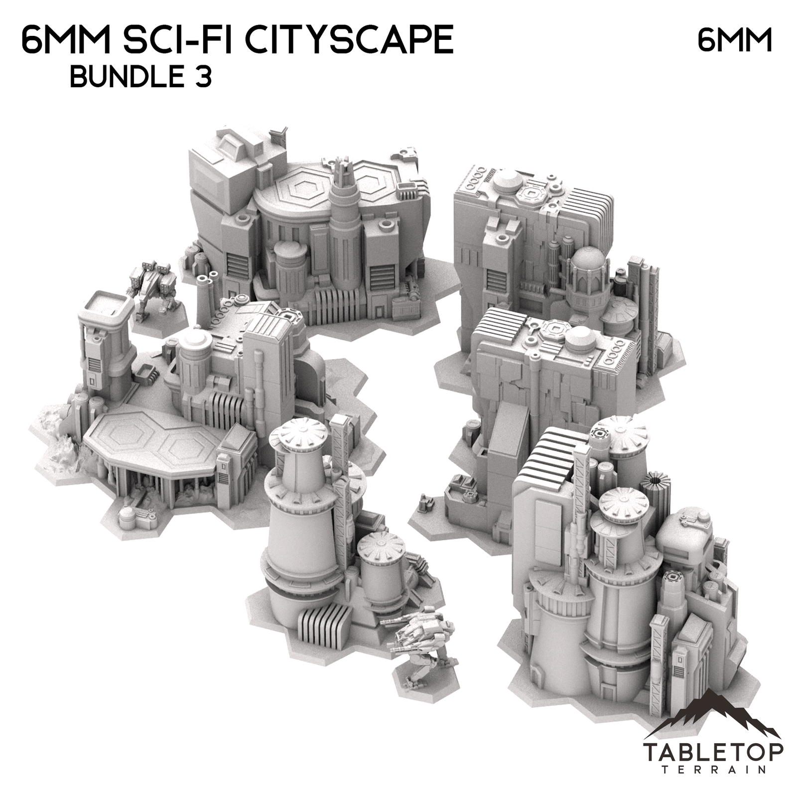 6mm Sci-Fi Cityscape Bundle 3