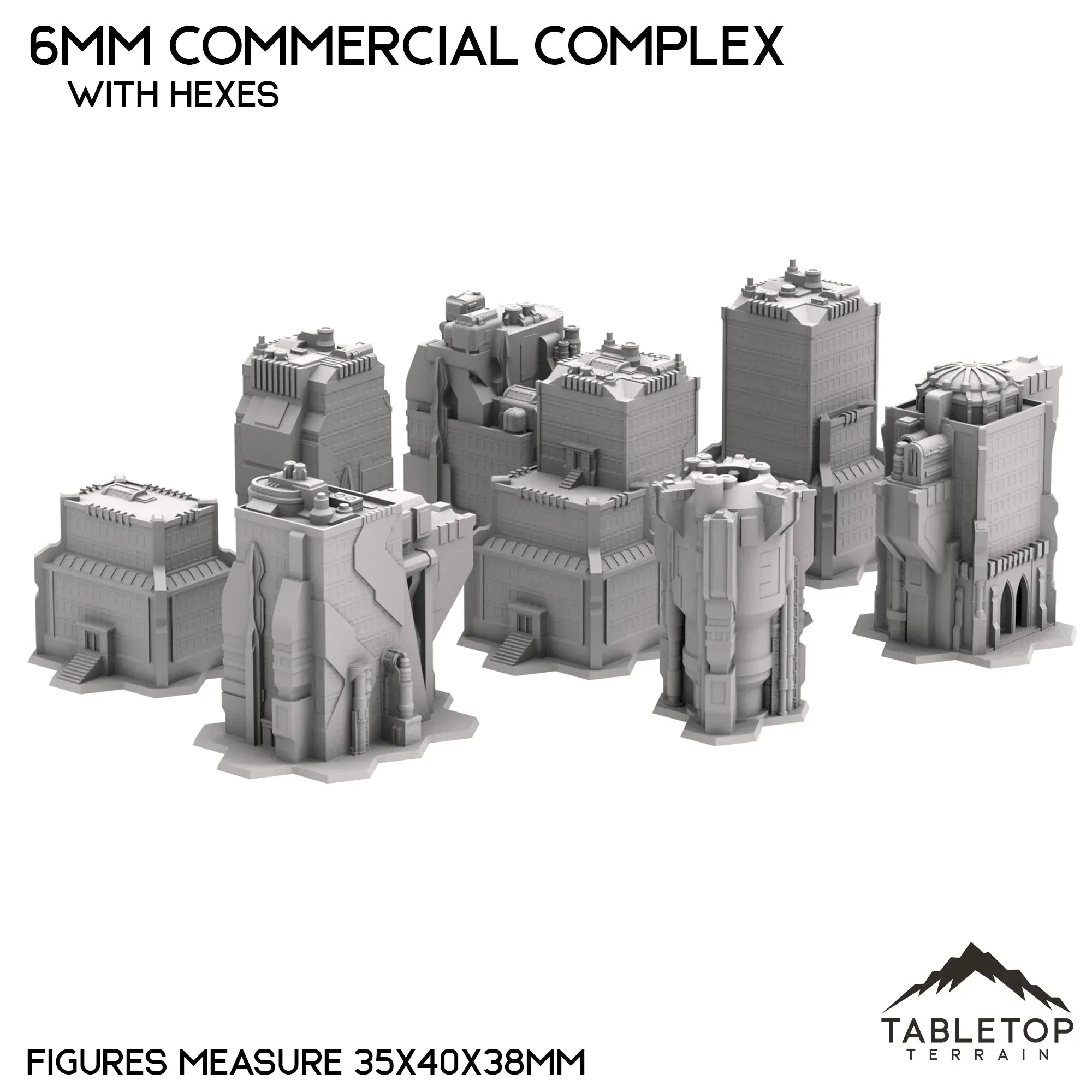 6mm Sci-Fi Commercial Complex Bundle 1