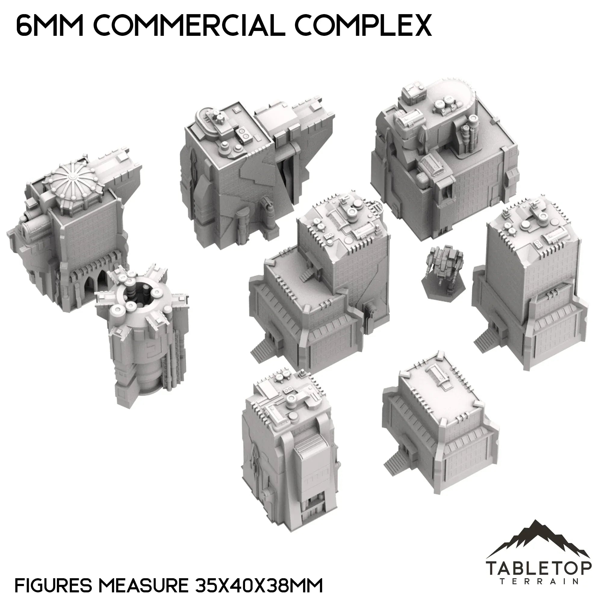 6mm Sci-Fi Commercial Complex Bundle 1
