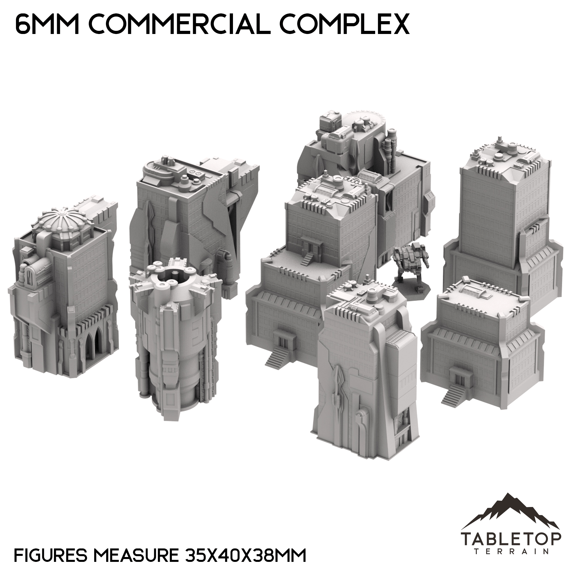 6mm Sci-Fi Commercial Complex Bundle 1