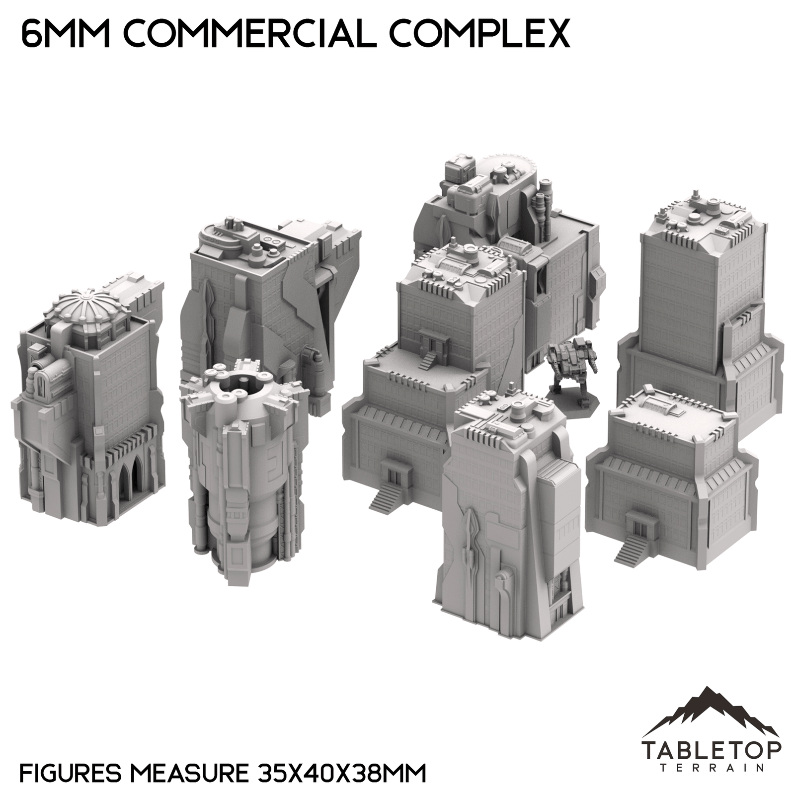 6mm Sci-Fi Commercial Complex Bundle 1