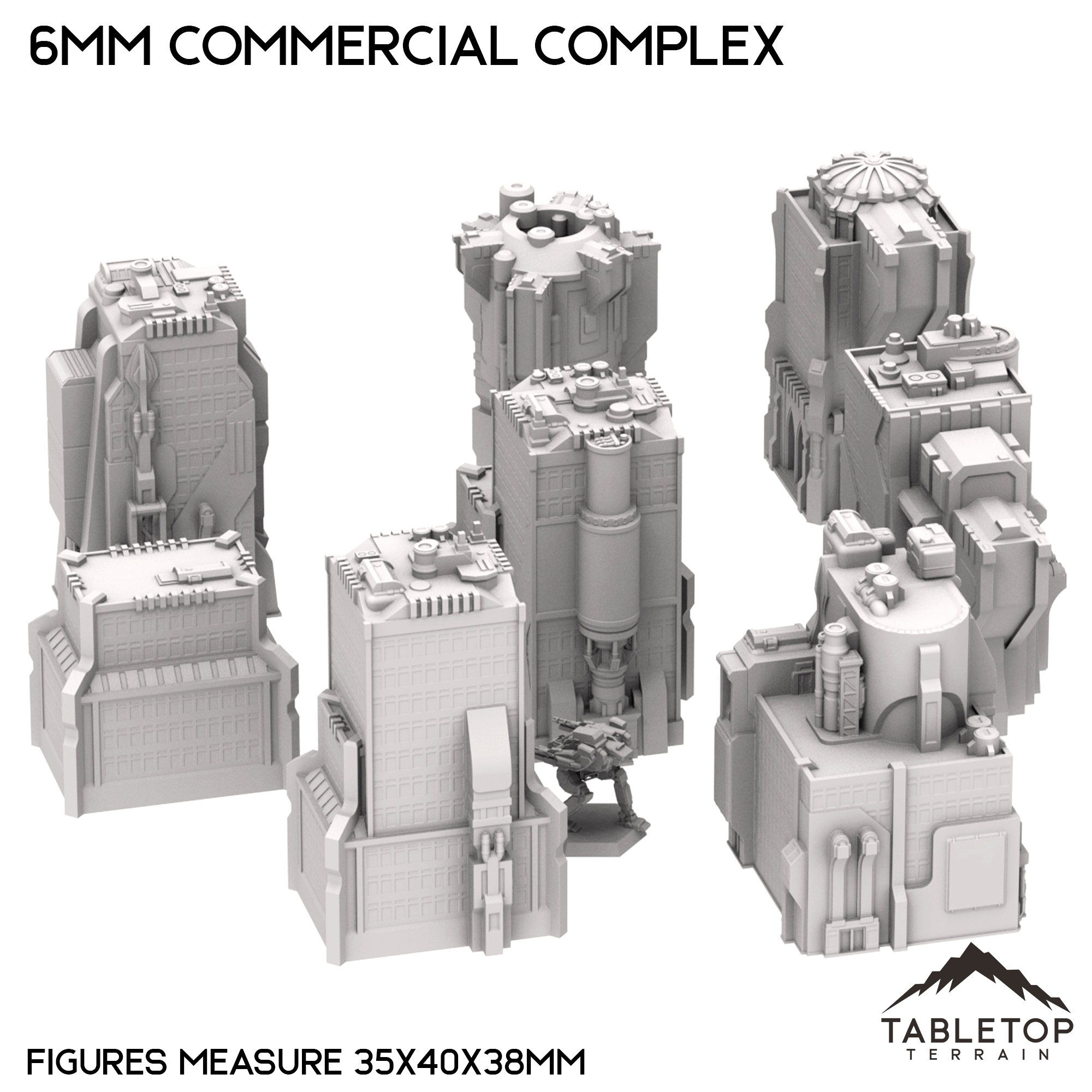 6mm Sci-Fi Commercial Complex Bundle 1