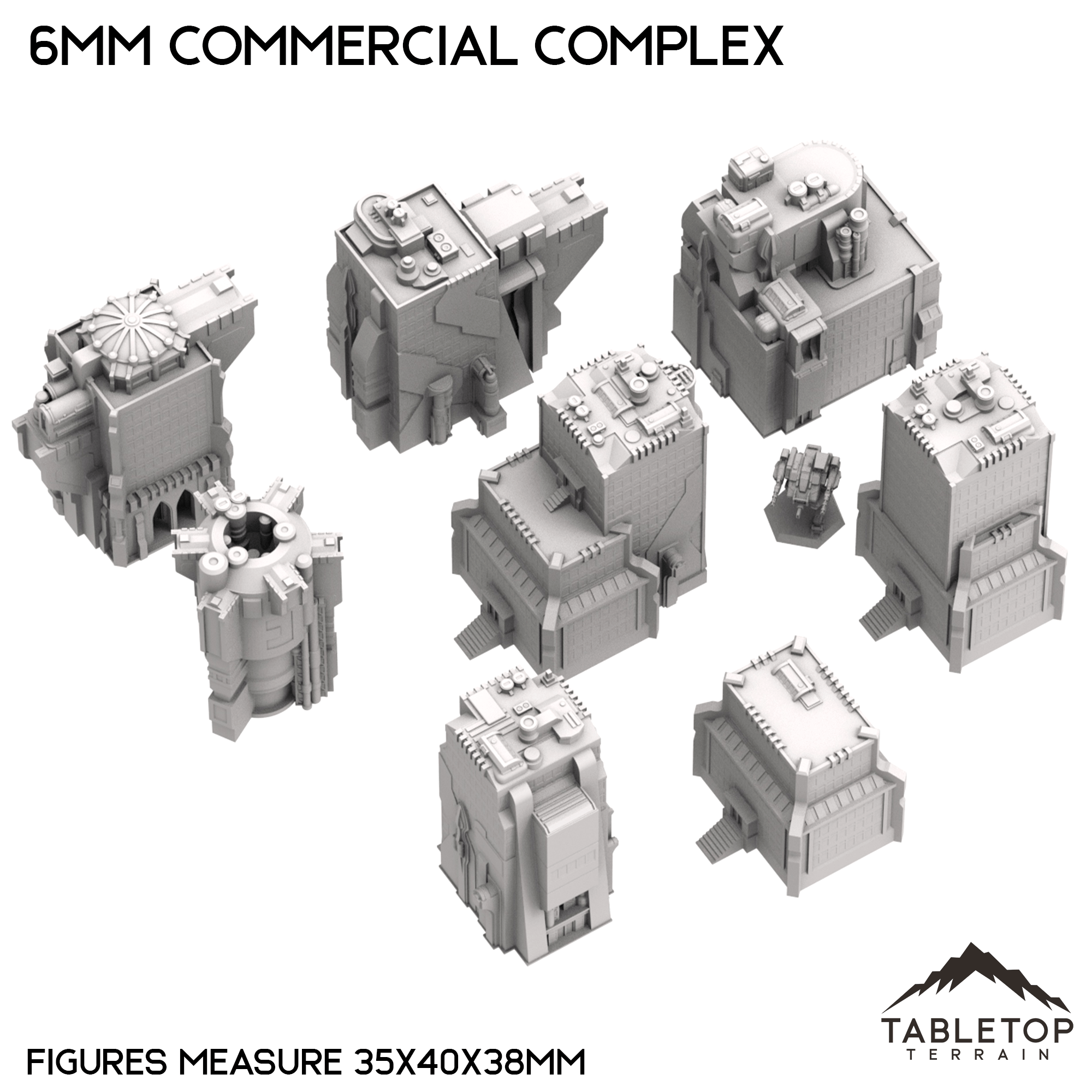 6mm Sci-Fi Commercial Complex Bundle 1