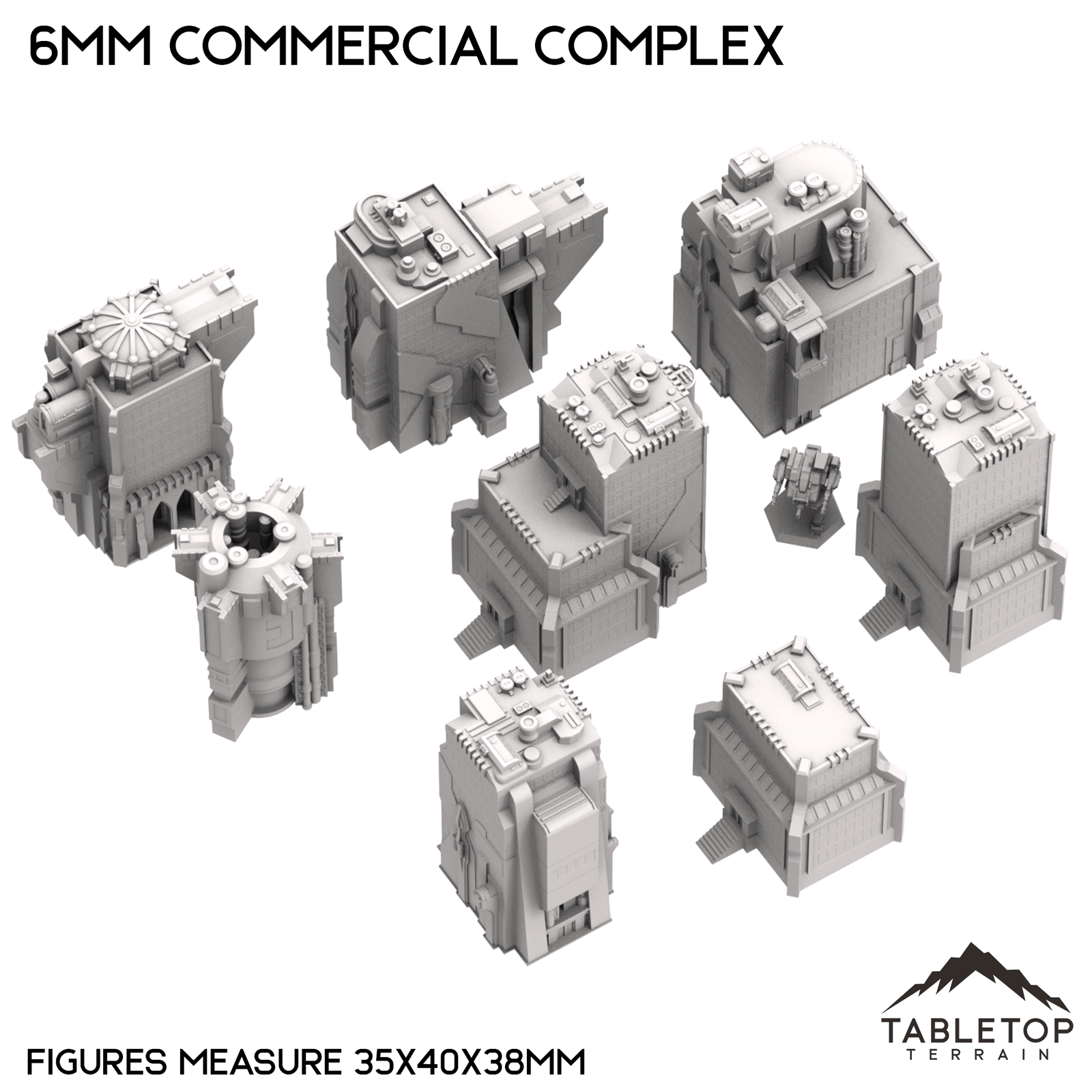 6mm Sci-Fi Commercial Complex Bundle 1