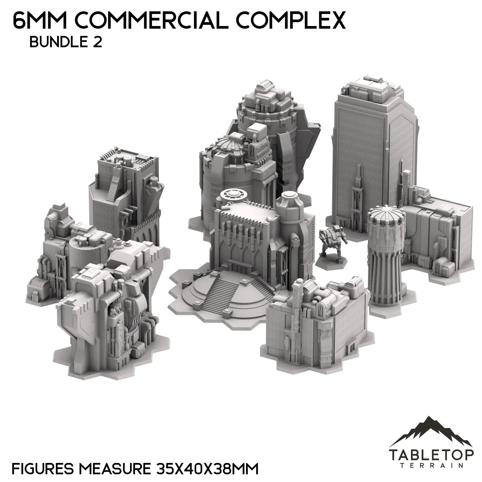 6mm Sci-Fi Commercial Complex Bundle 2