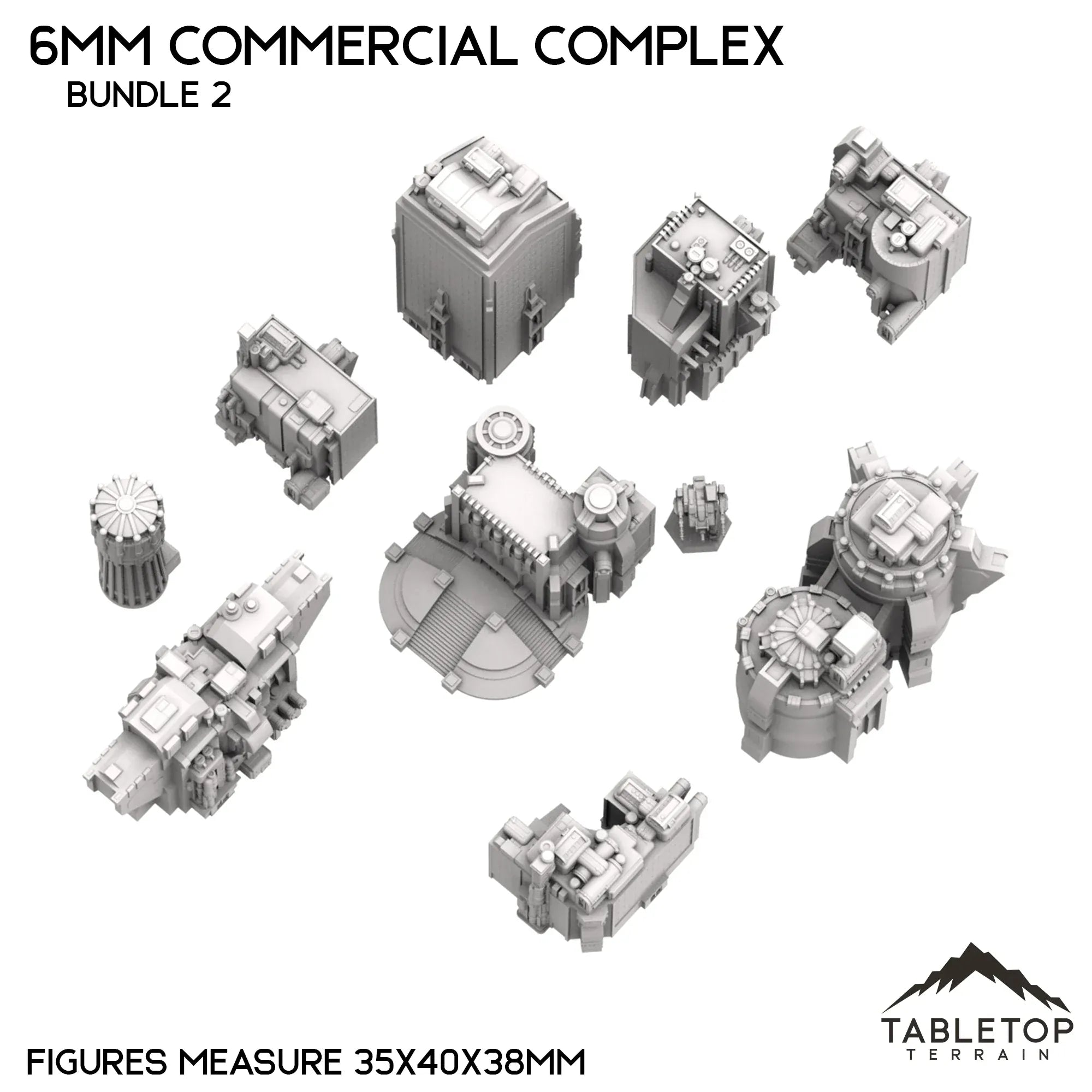 6mm Sci-Fi Commercial Complex Bundle 2