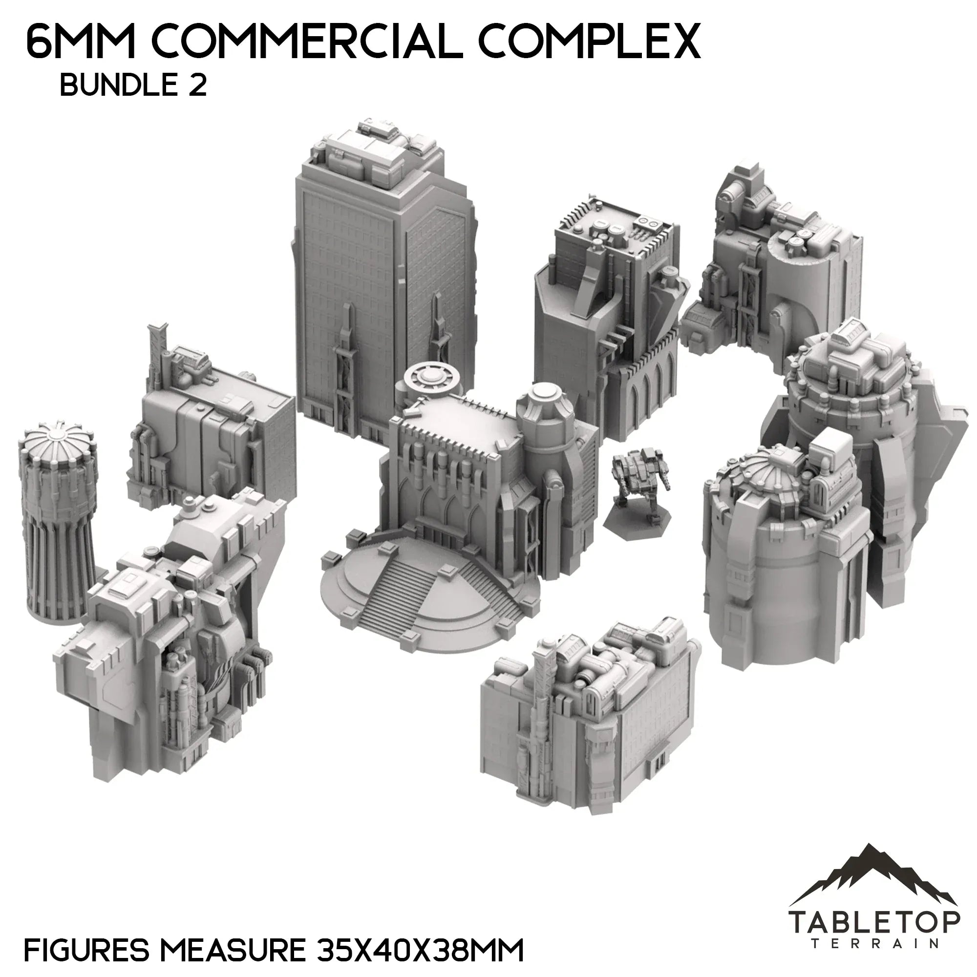 6mm Sci-Fi Commercial Complex Bundle 2