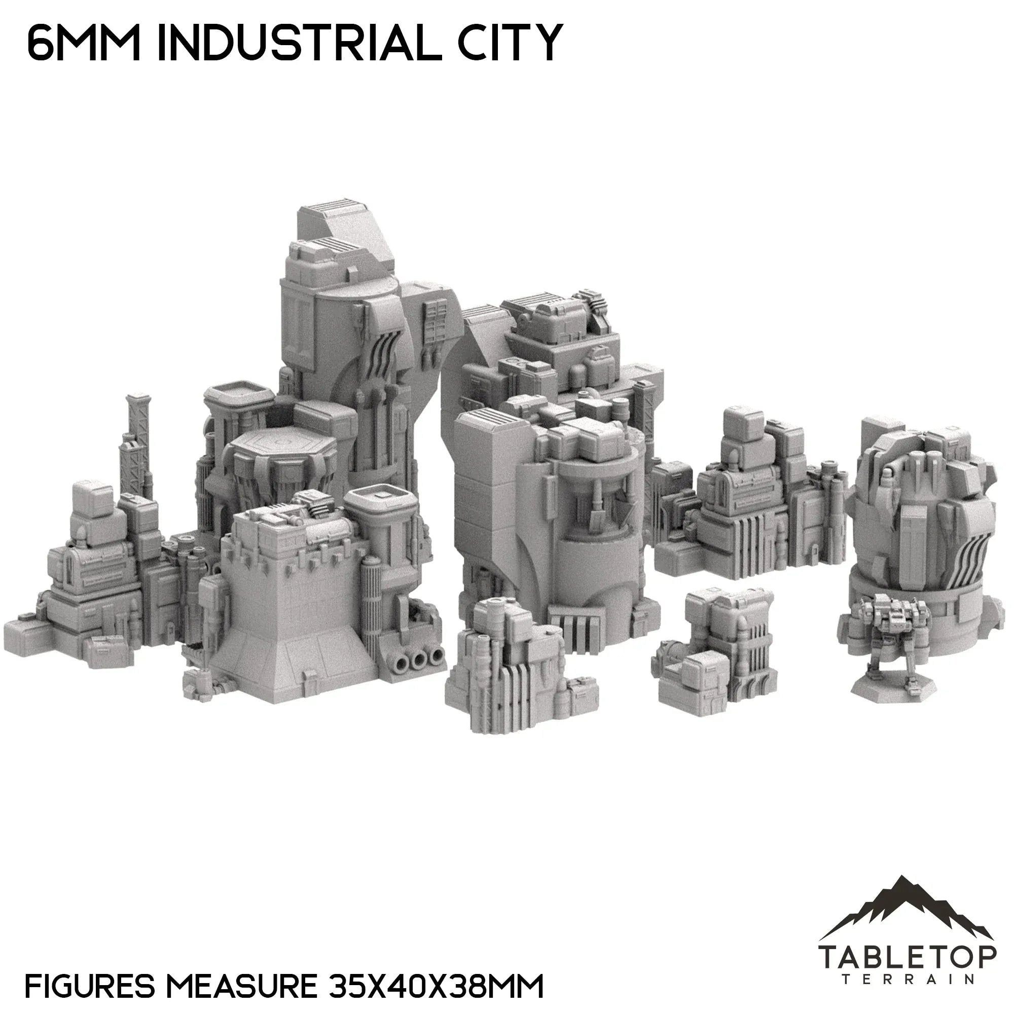 6mm Sci-Fi Industrial City Bundle 1