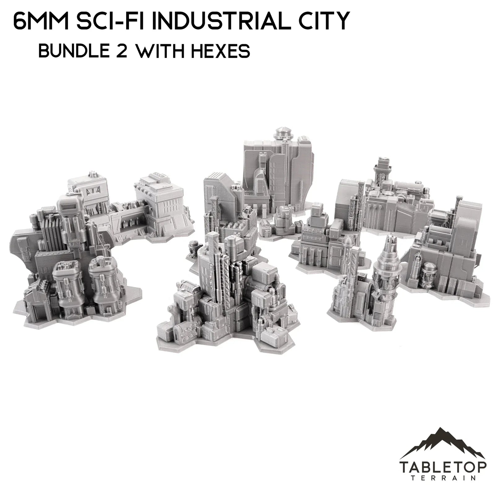 6mm Sci-Fi Industrial City Bundle 2