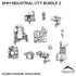 6mm Sci-Fi Industrial City Bundle 2