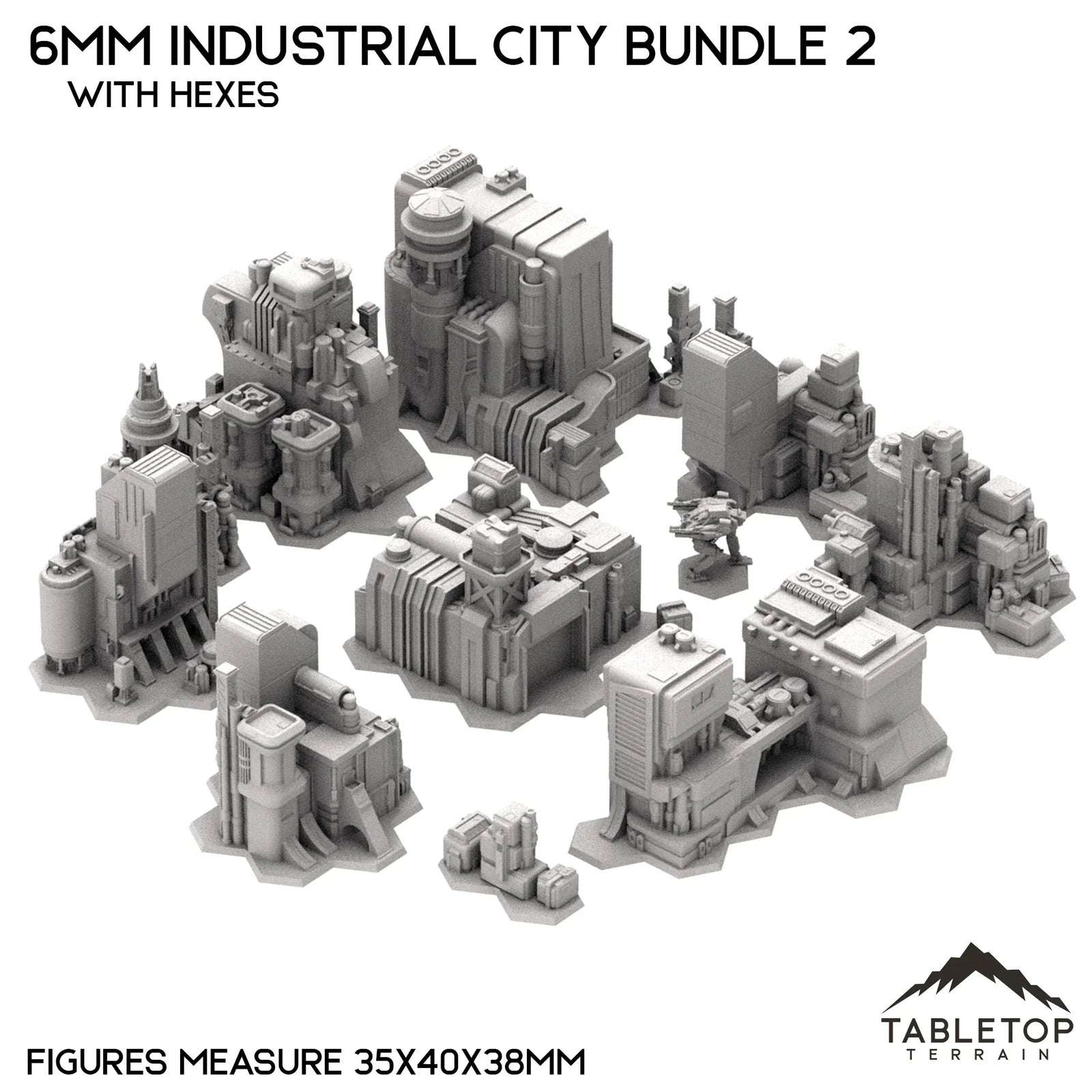 6mm Sci-Fi Industrial City Bundle 2