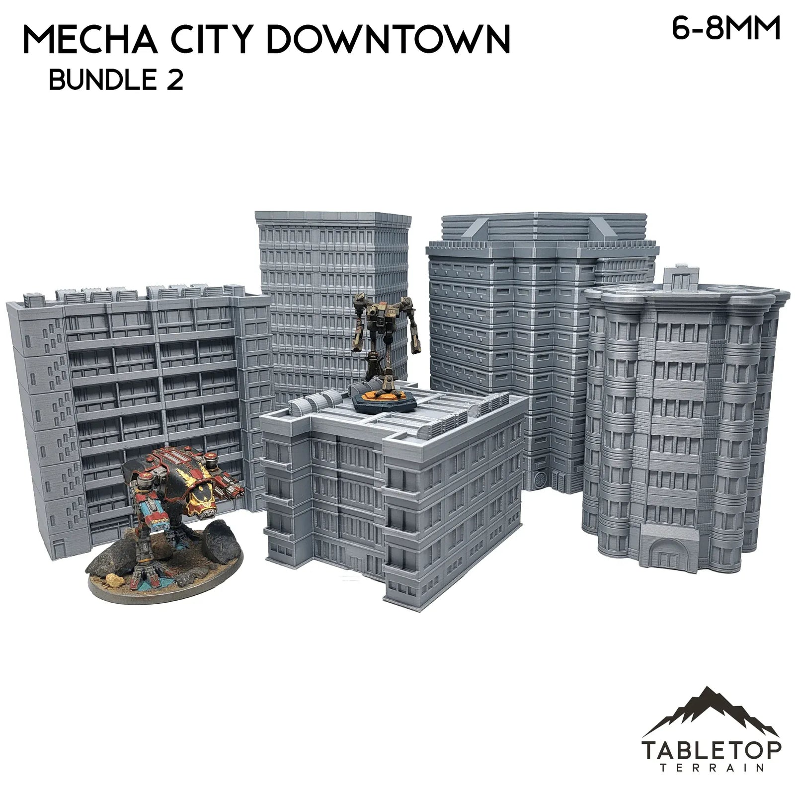 Mecha City Downtown Buildings - Bundle 2