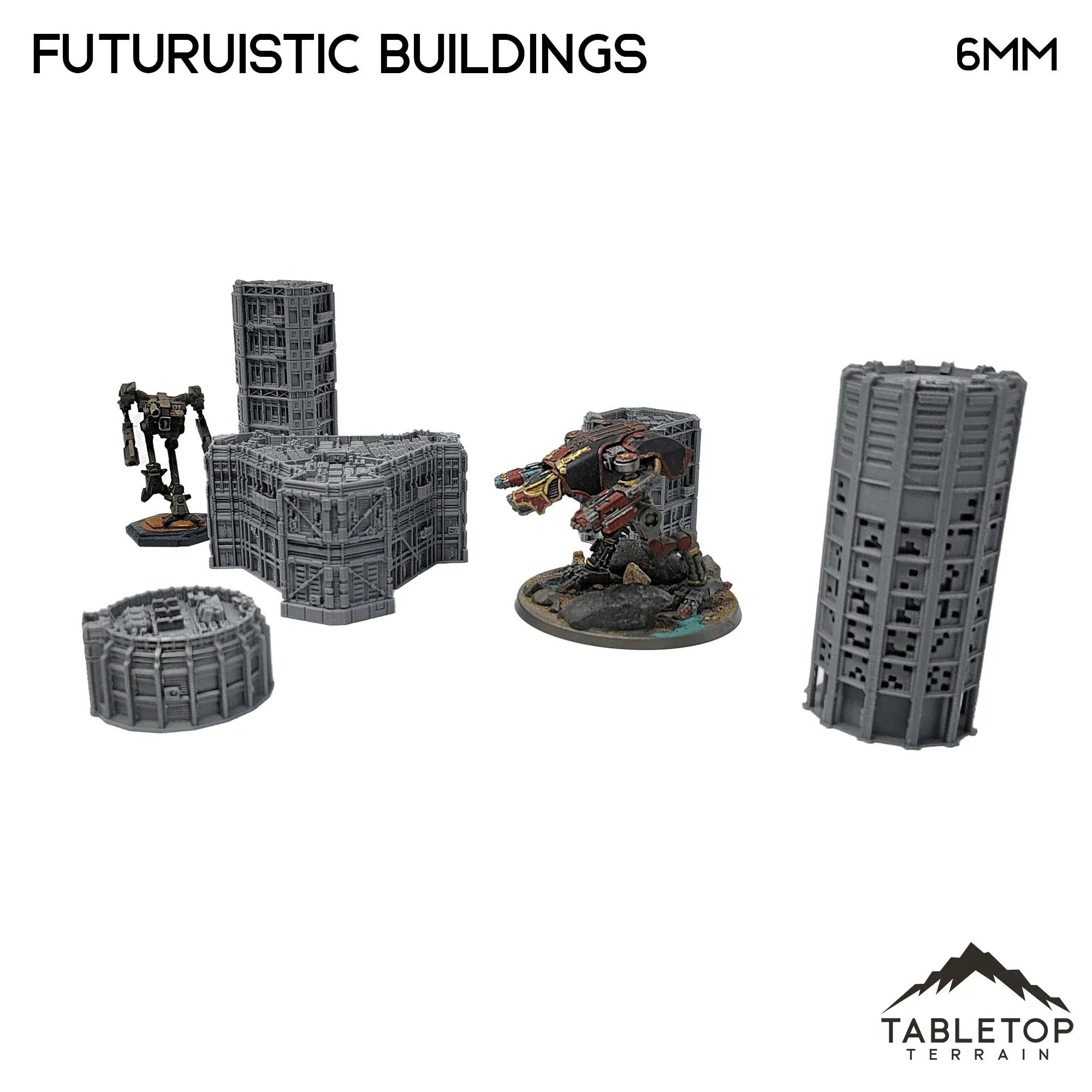 Futuristic Buildings - 6mm terrain