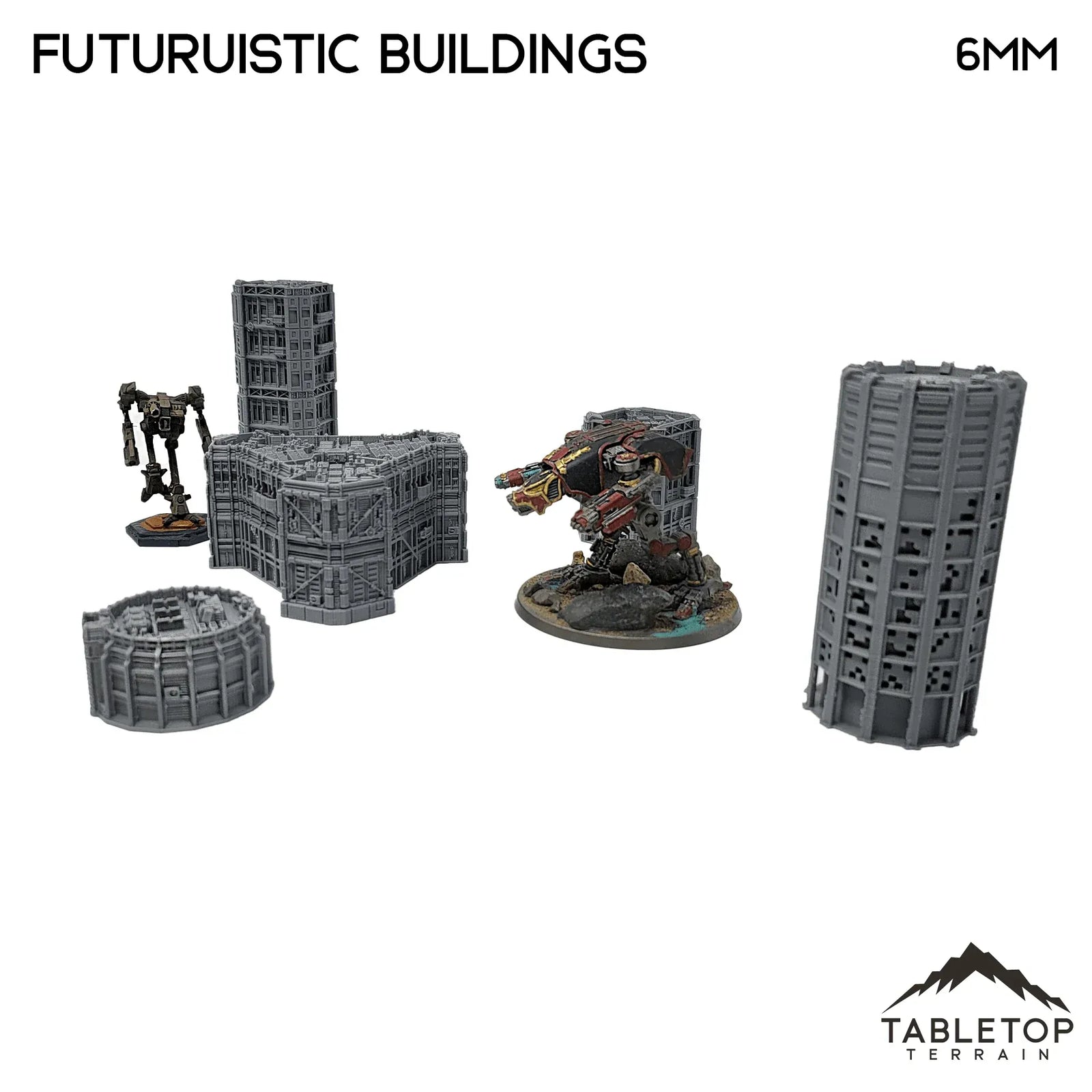 Futuristic Buildings - 6mm terrain