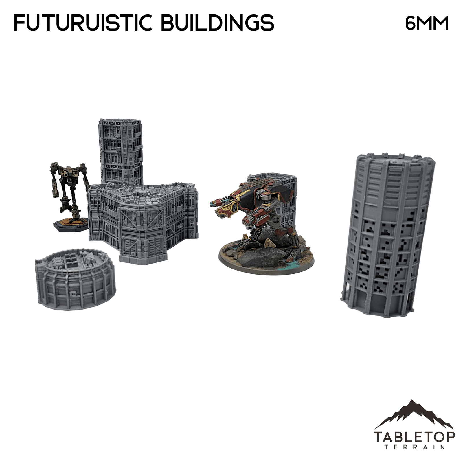 Futuristic Buildings - 6mm terrain