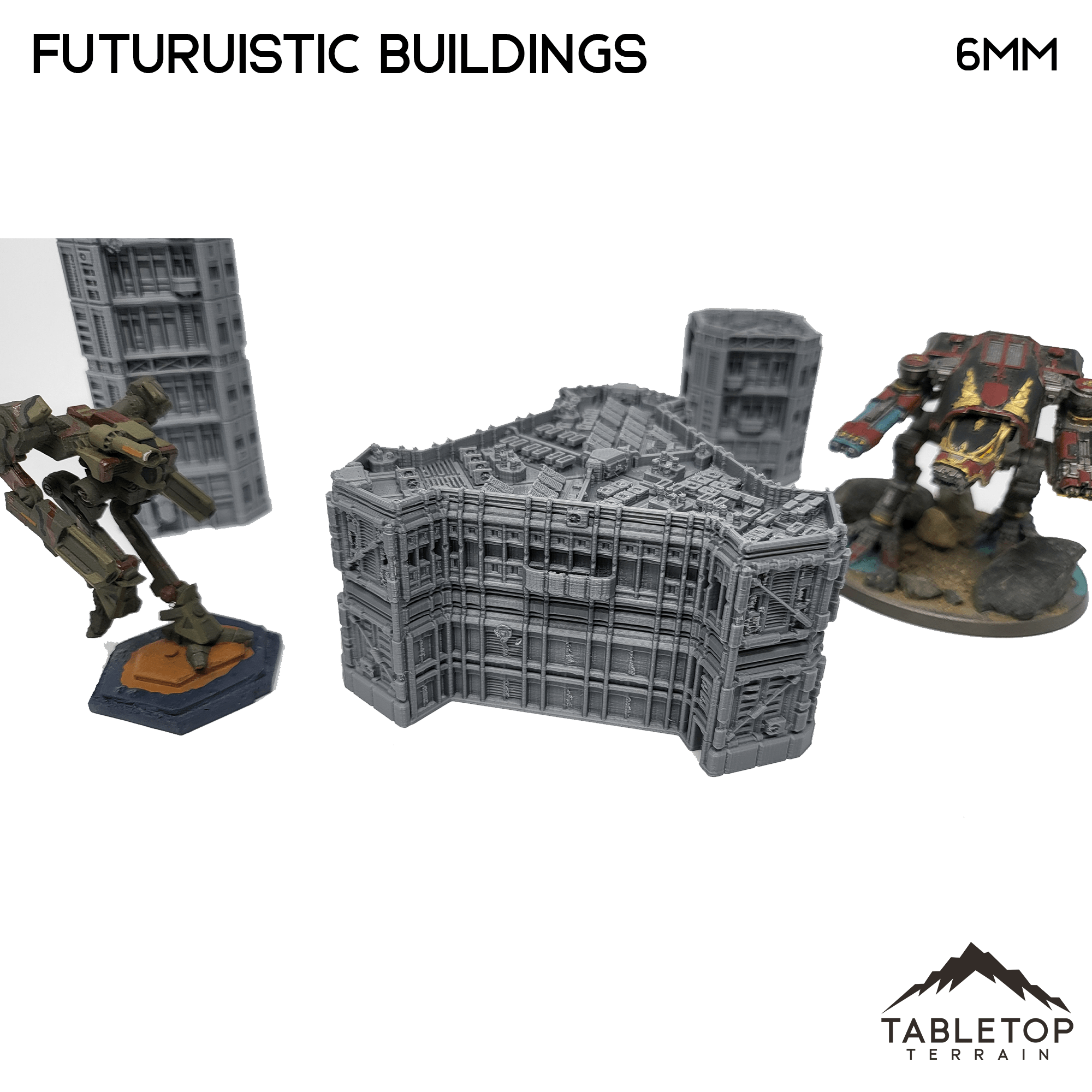 Futuristic Buildings - 6mm terrain