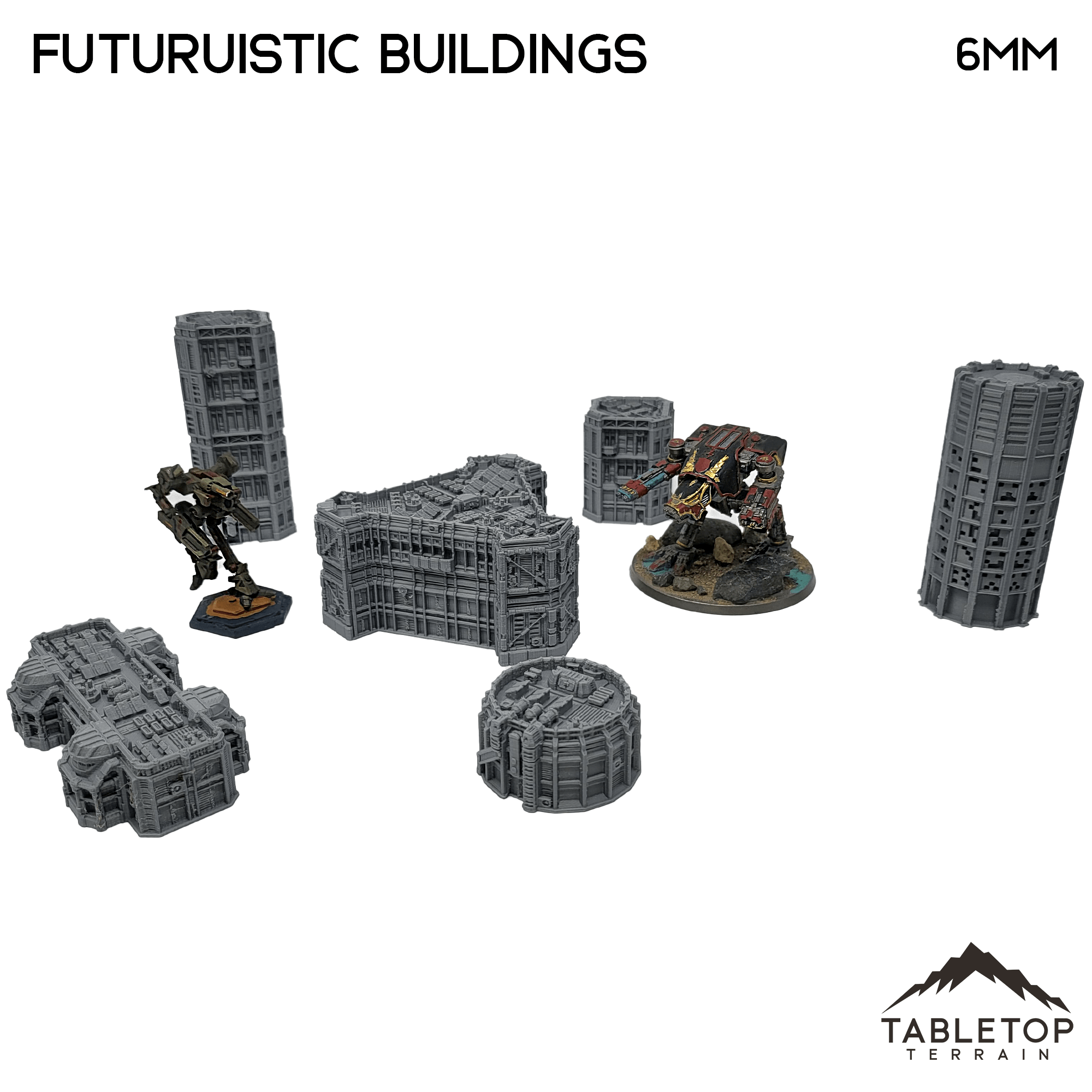 Futuristic Buildings - 6mm terrain