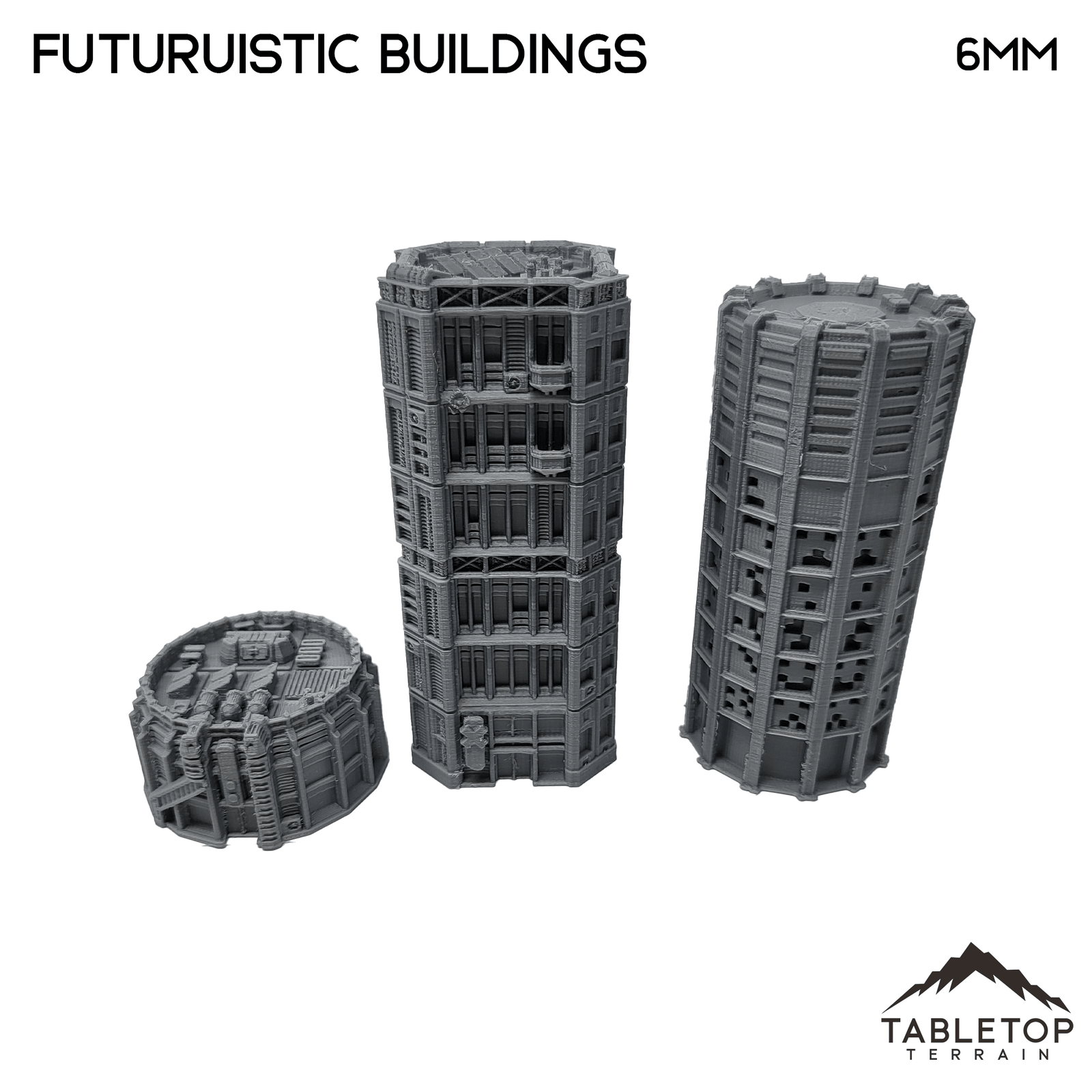 Futuristic Buildings - 6mm terrain