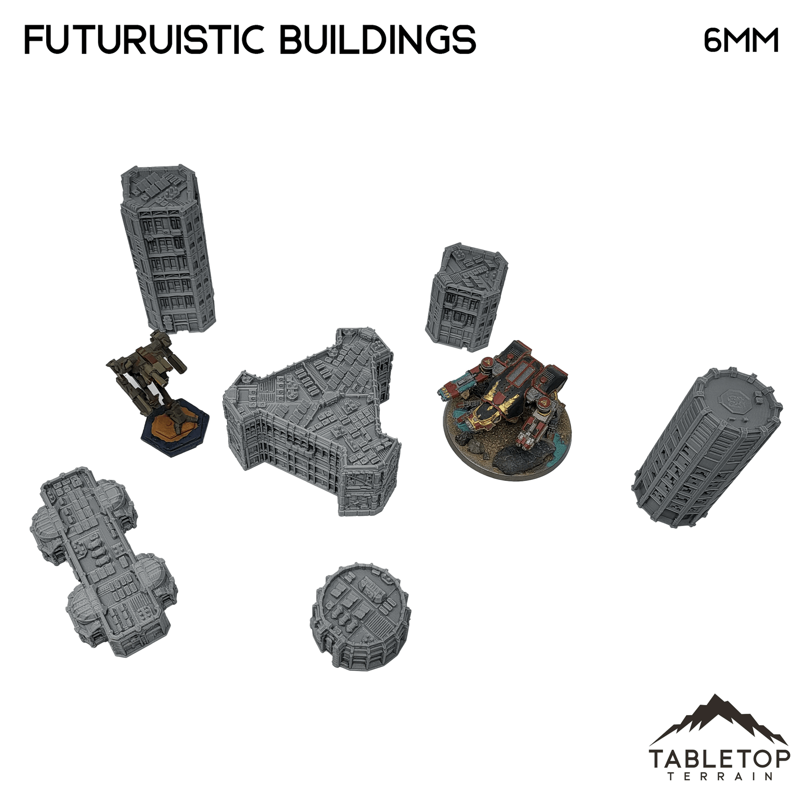 Futuristic Buildings - 6mm terrain
