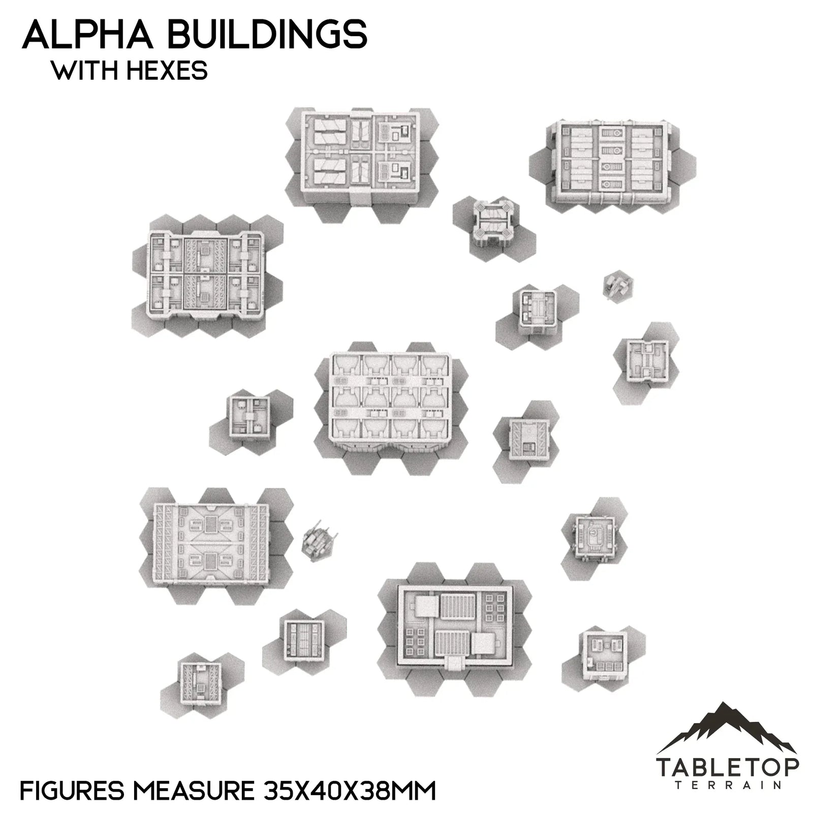 Mecha City Alpha Buildings
