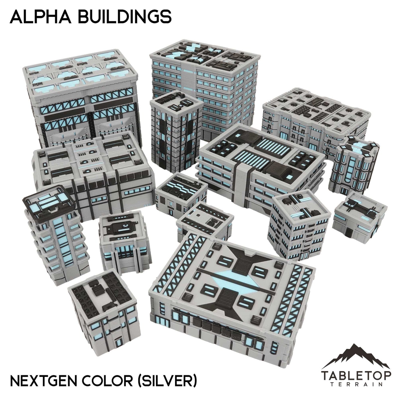 Mecha City Alpha Buildings