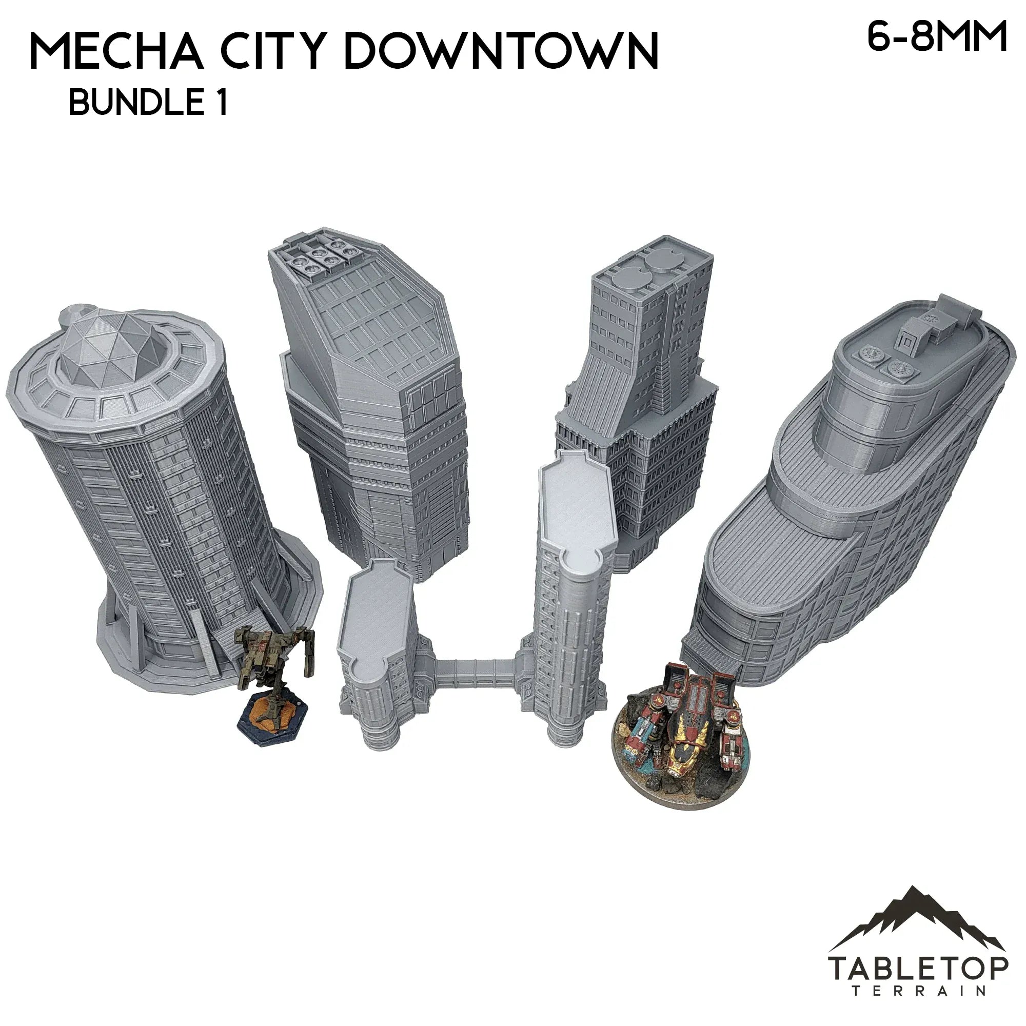 Mecha City Downtown Buildings - Bundle 1