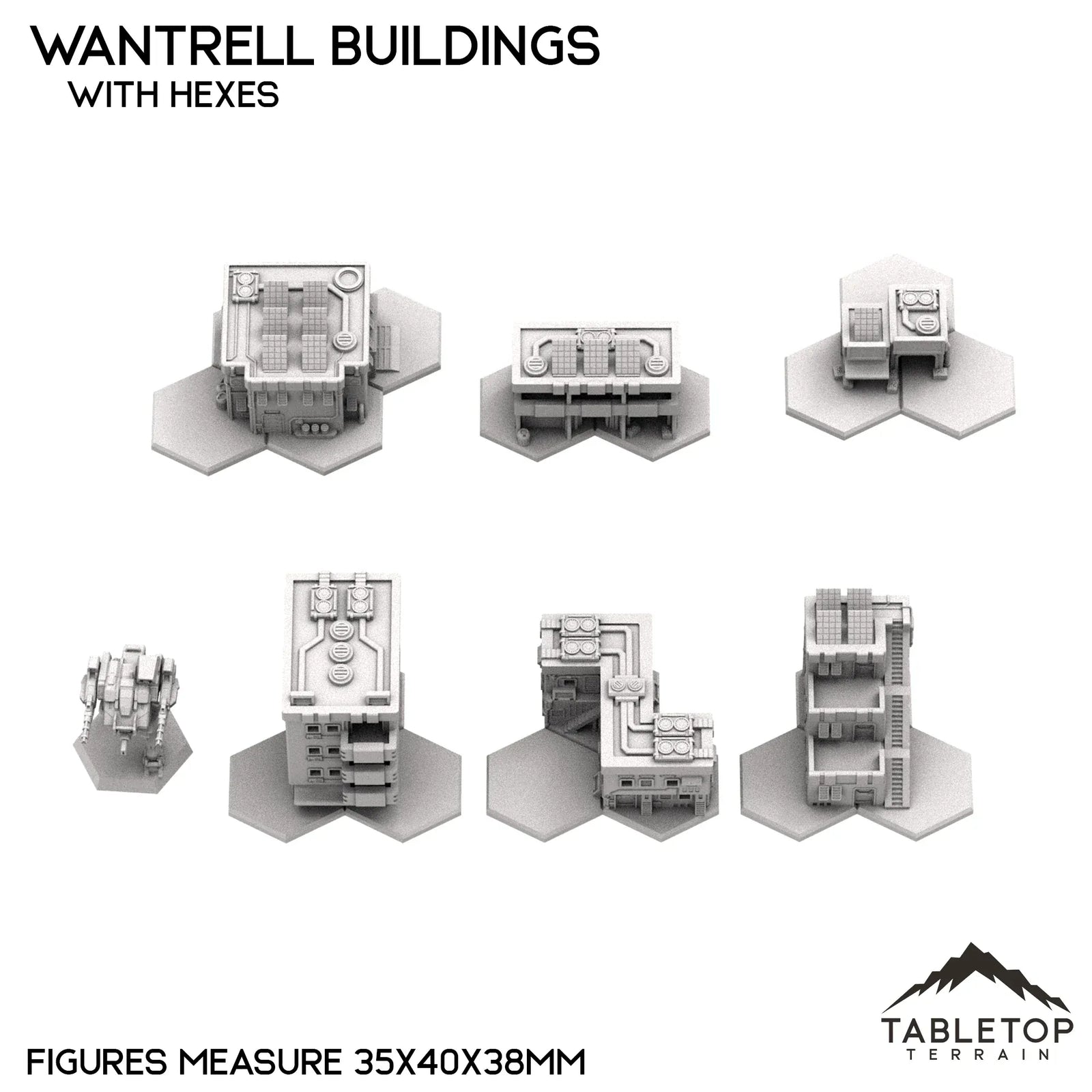 Mecha City Wantrell Buildings