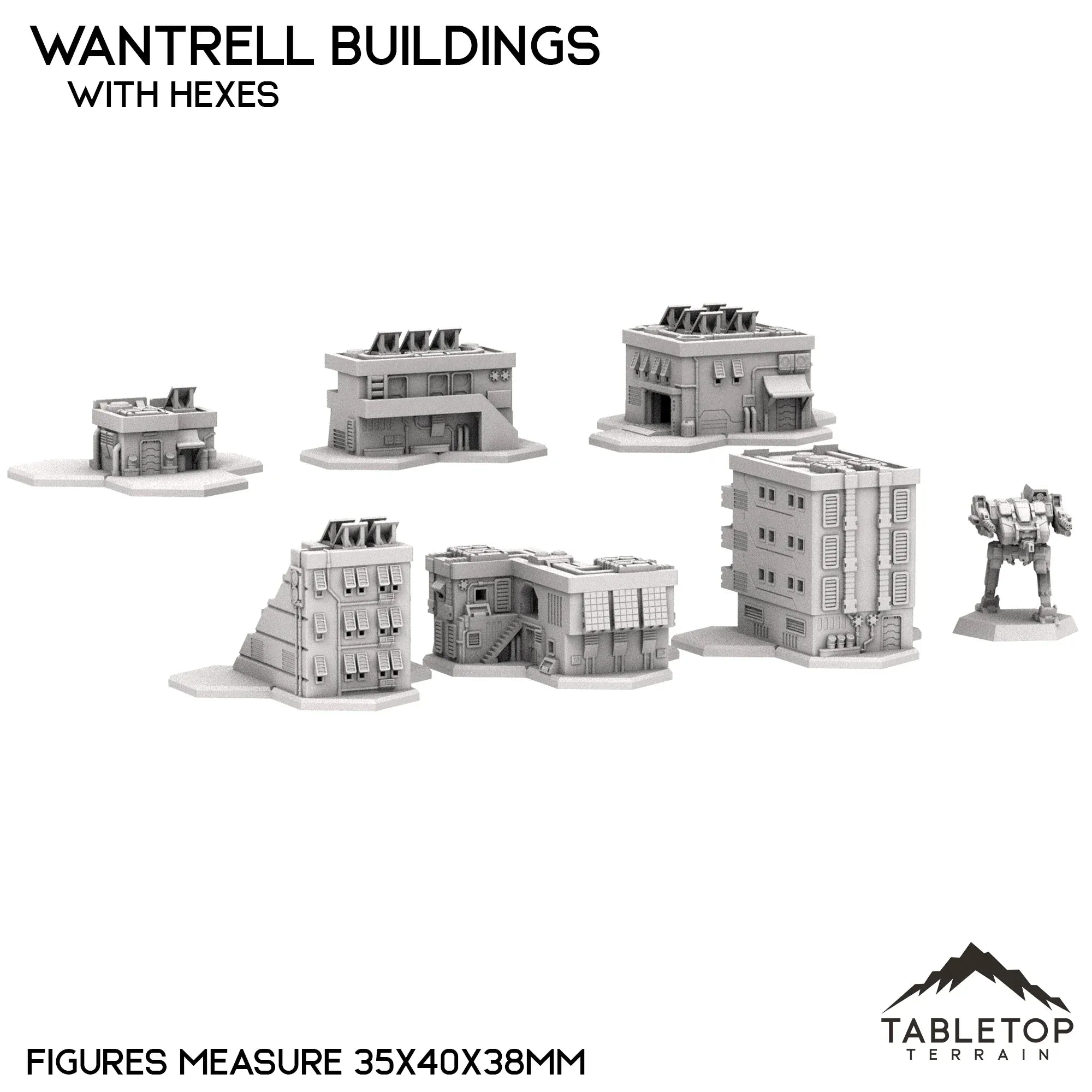 Mecha City Wantrell Buildings