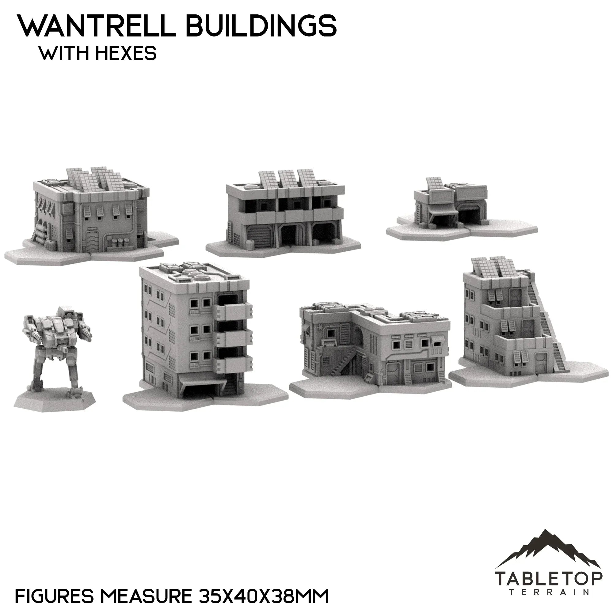 Mecha City Wantrell Buildings